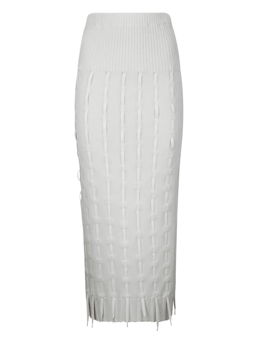 ribbed midi skirt - Image 1