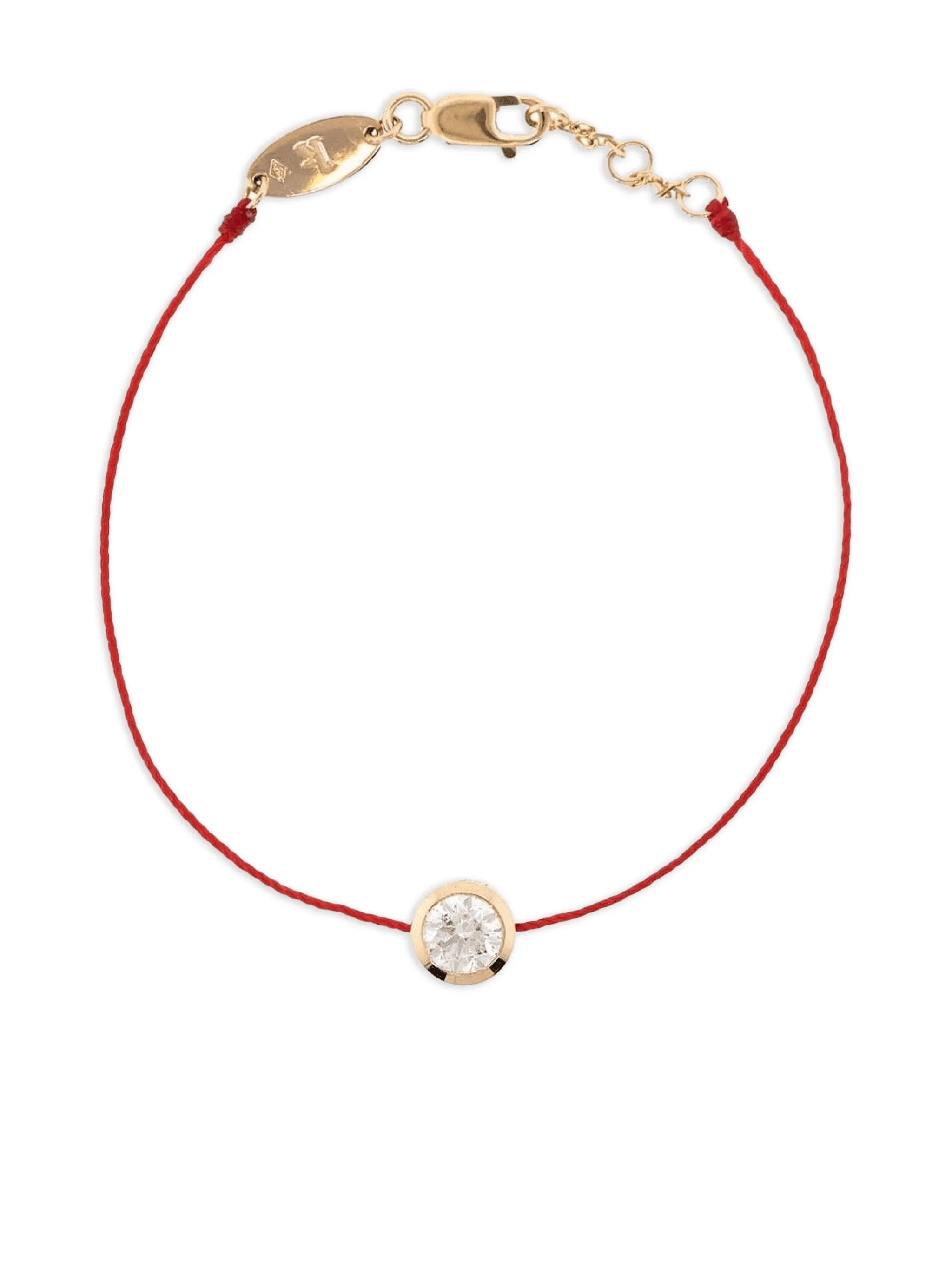 18K rose gold cord bracelet - Image 1