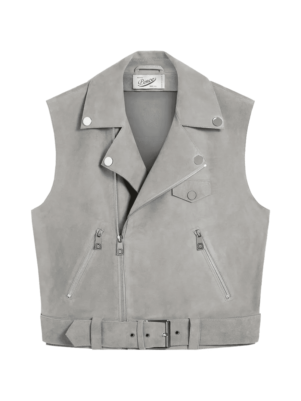 belt zip waistcoat - Image 1