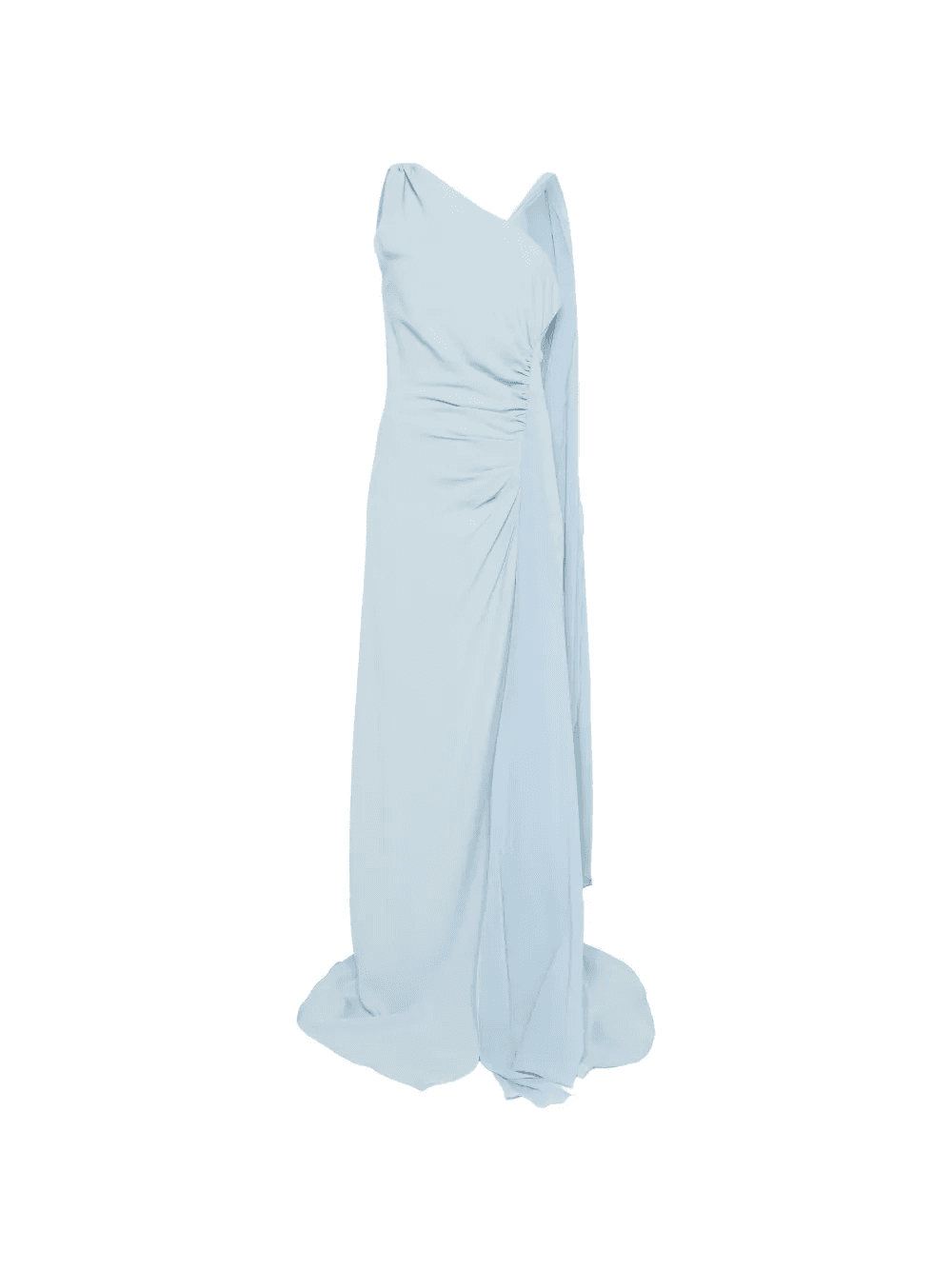 gathered one-shoulder dress - Image 1