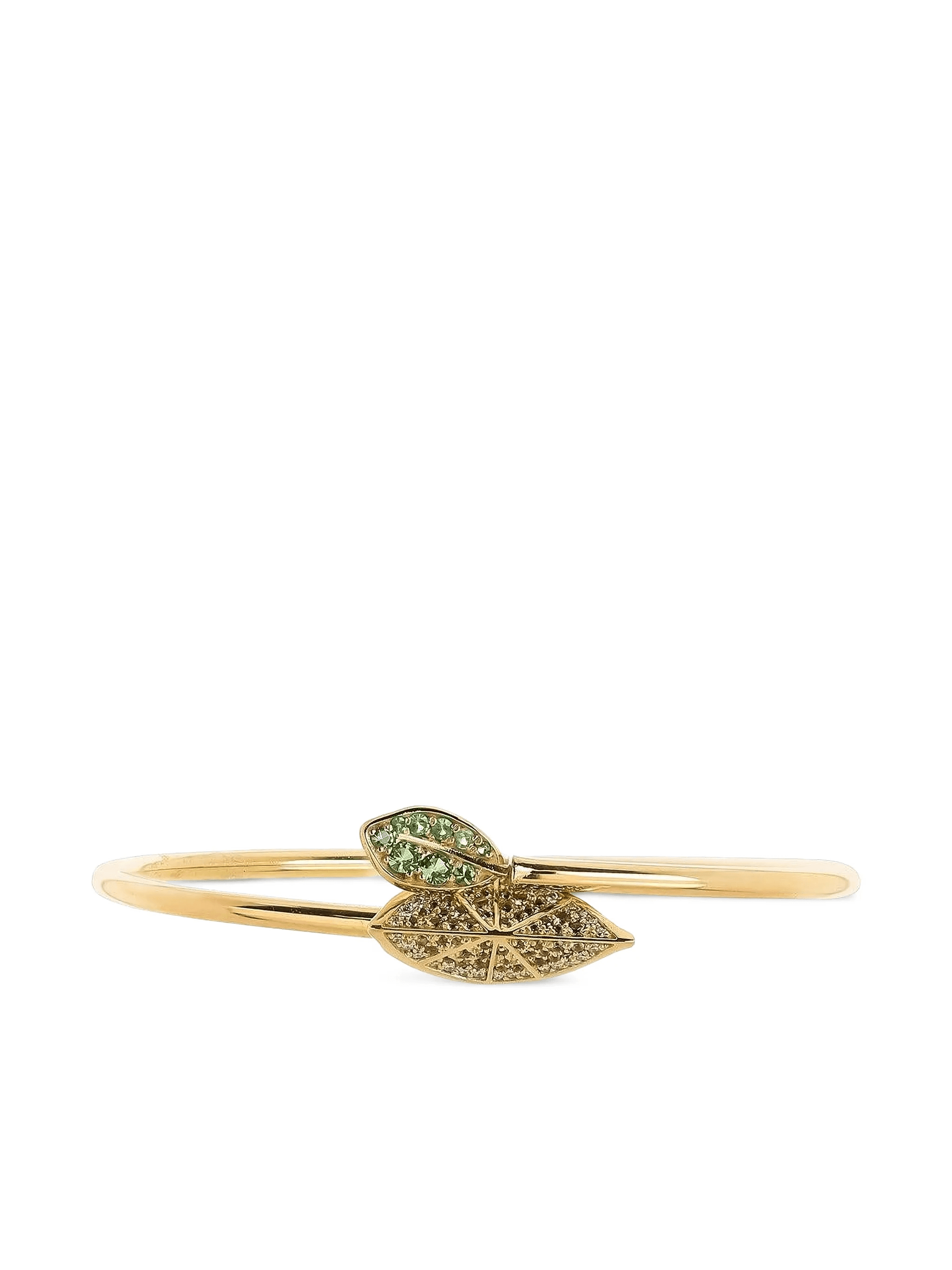 multi-stone leaf bracelet - Image 1