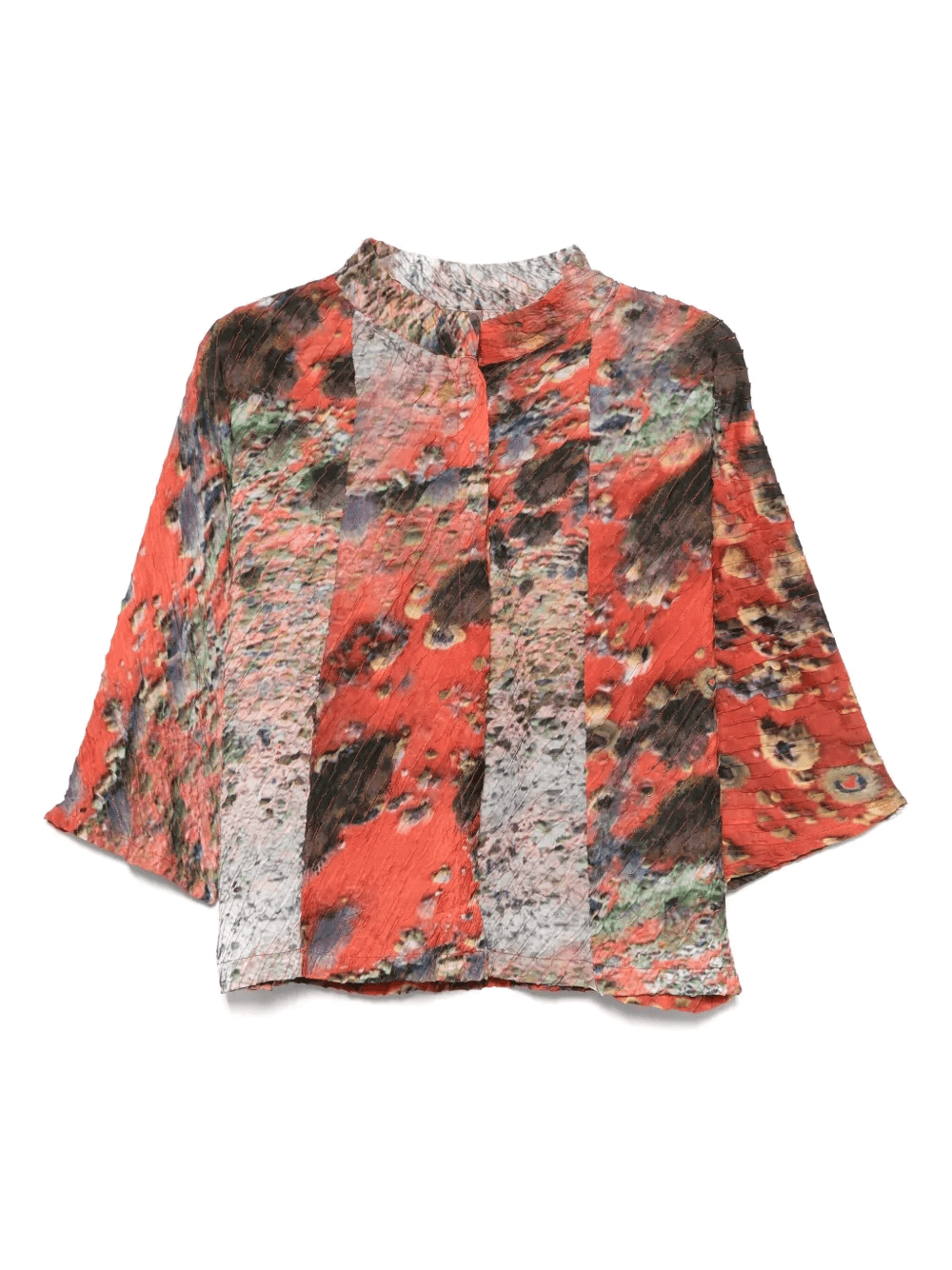 abstract-print shirt - Image 1