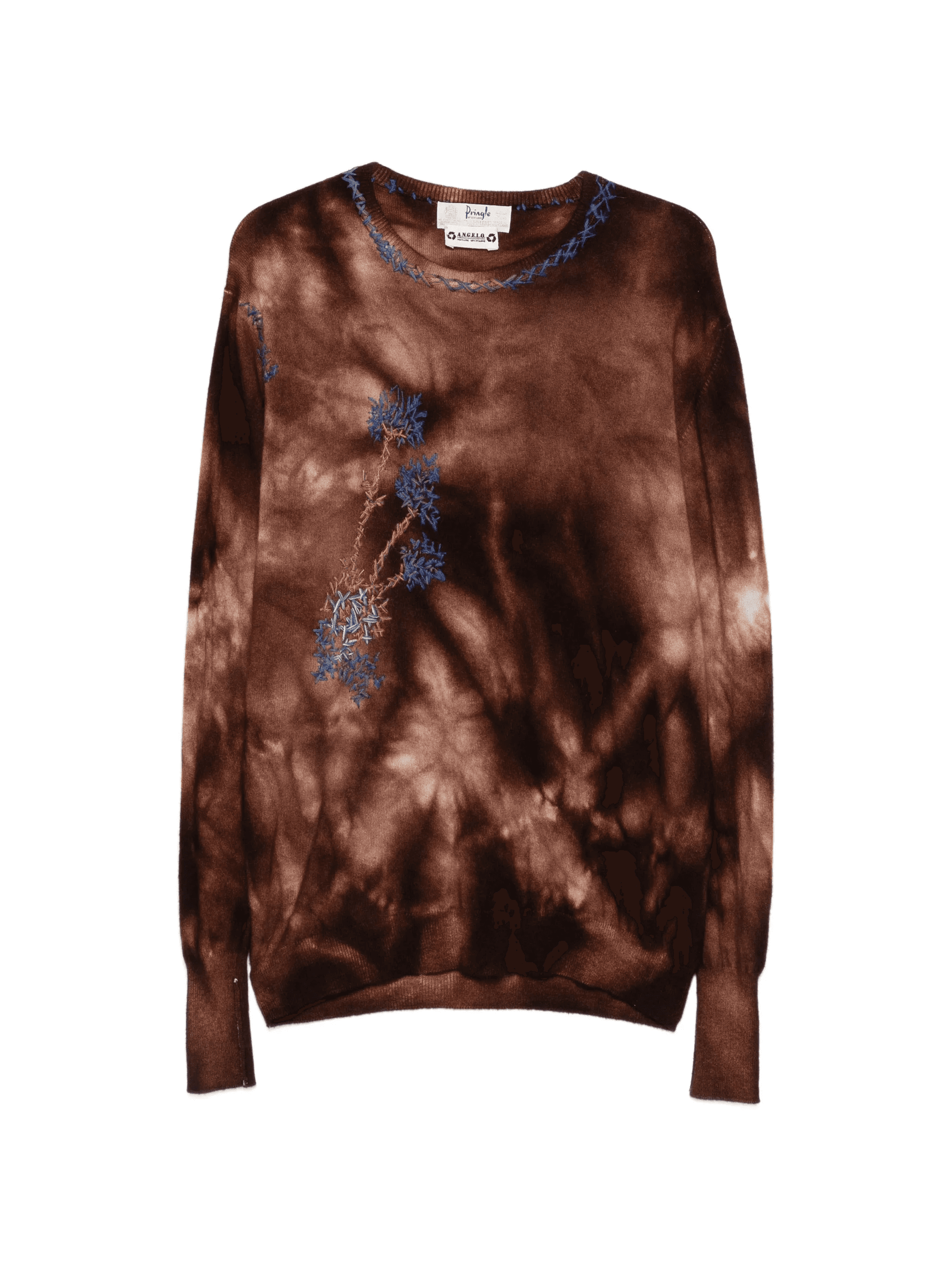 tie-dye embroidered sweater - Image 1