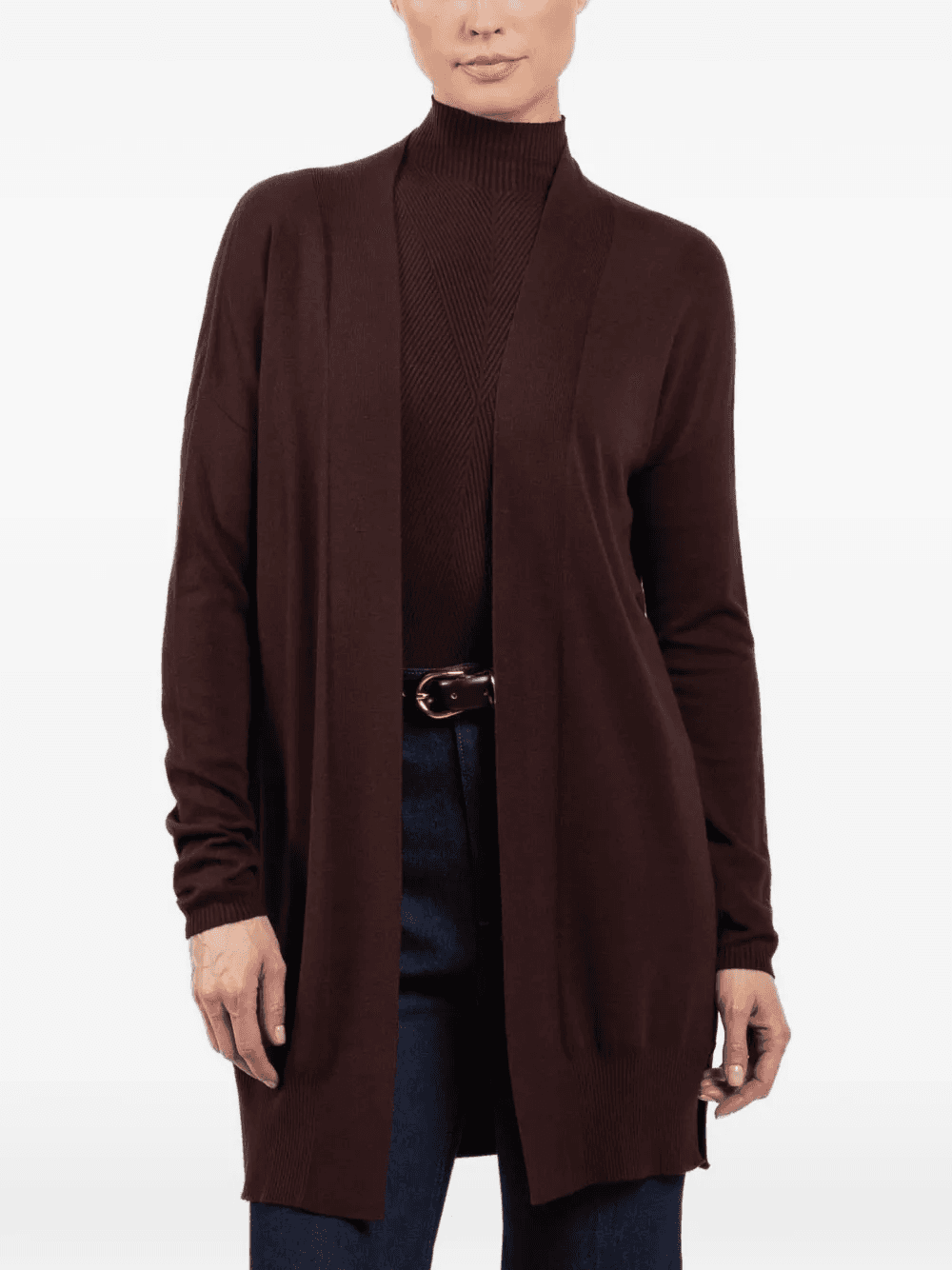 open-front cardigan - Image 1