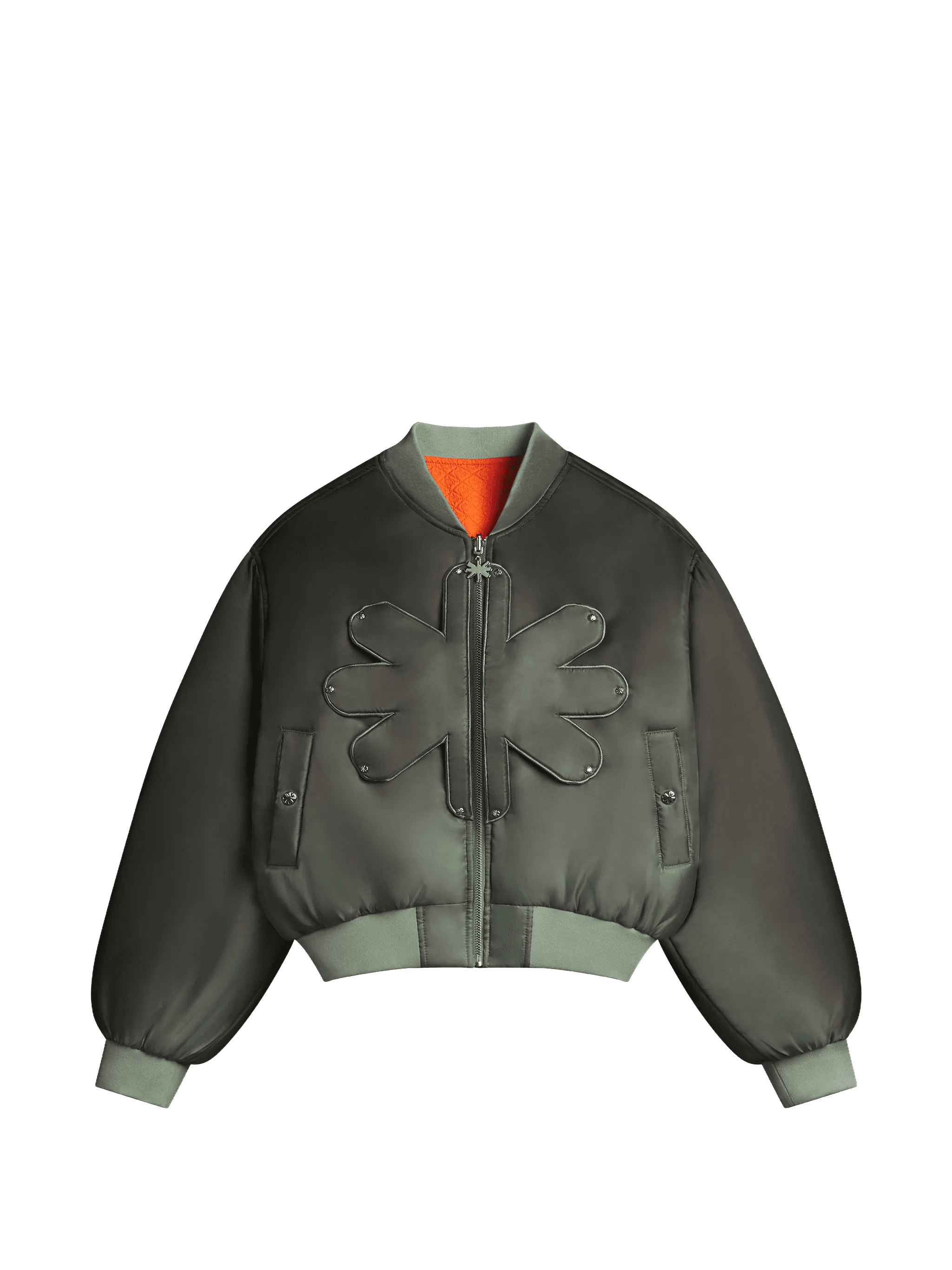 logo-detail reversible bomber jacket - Image 1