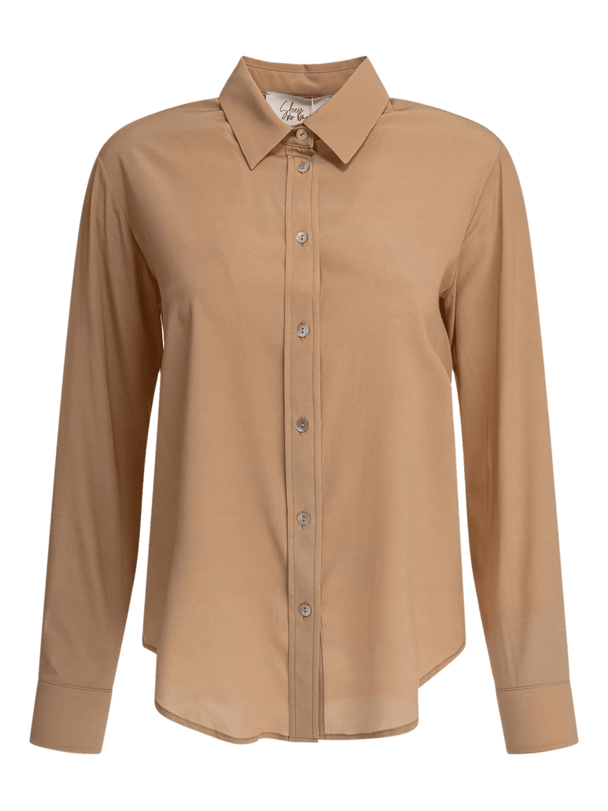 button-down silk shirt - Image 1