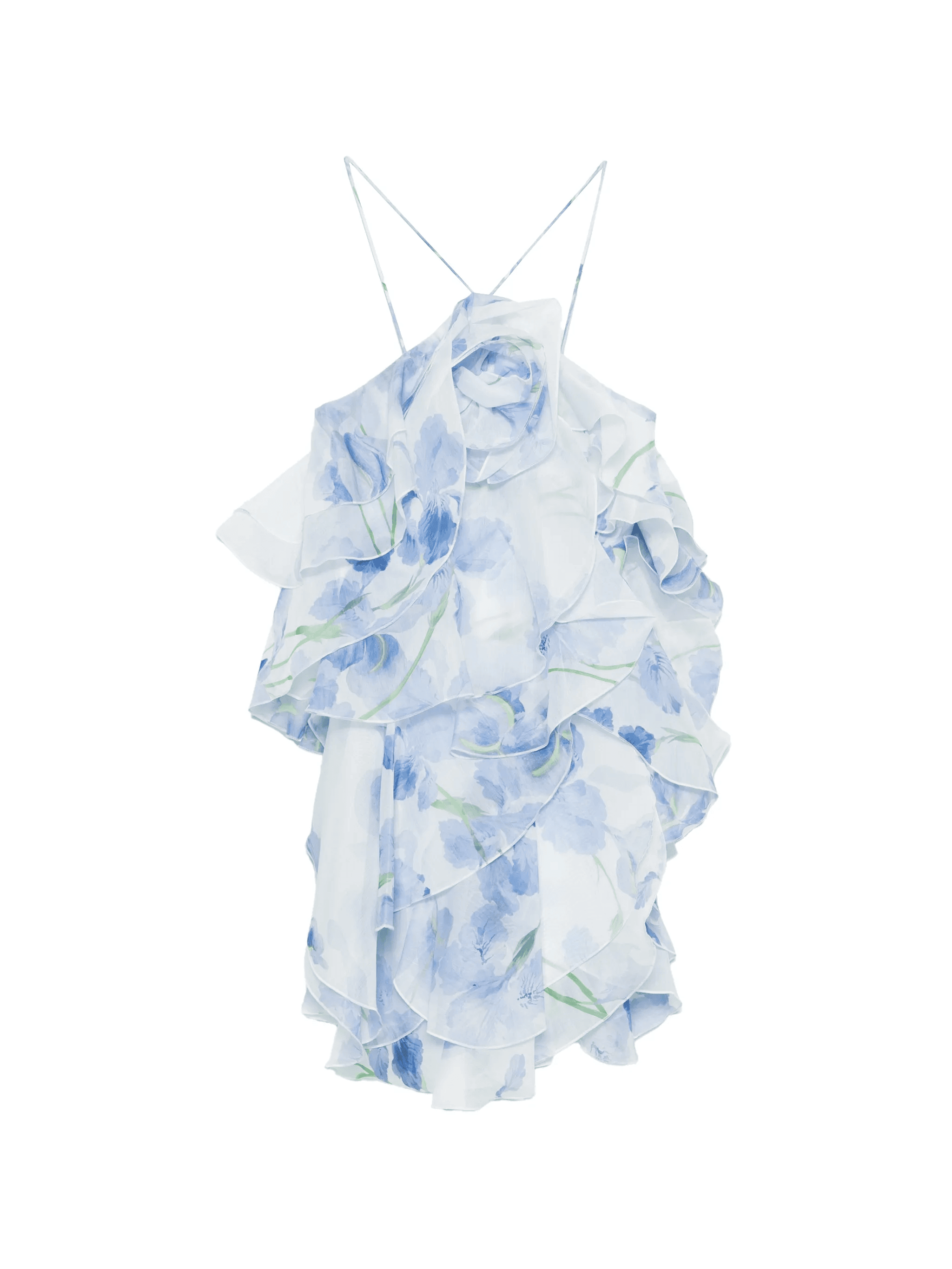 Pandorea layered floral mini dress - Image 1