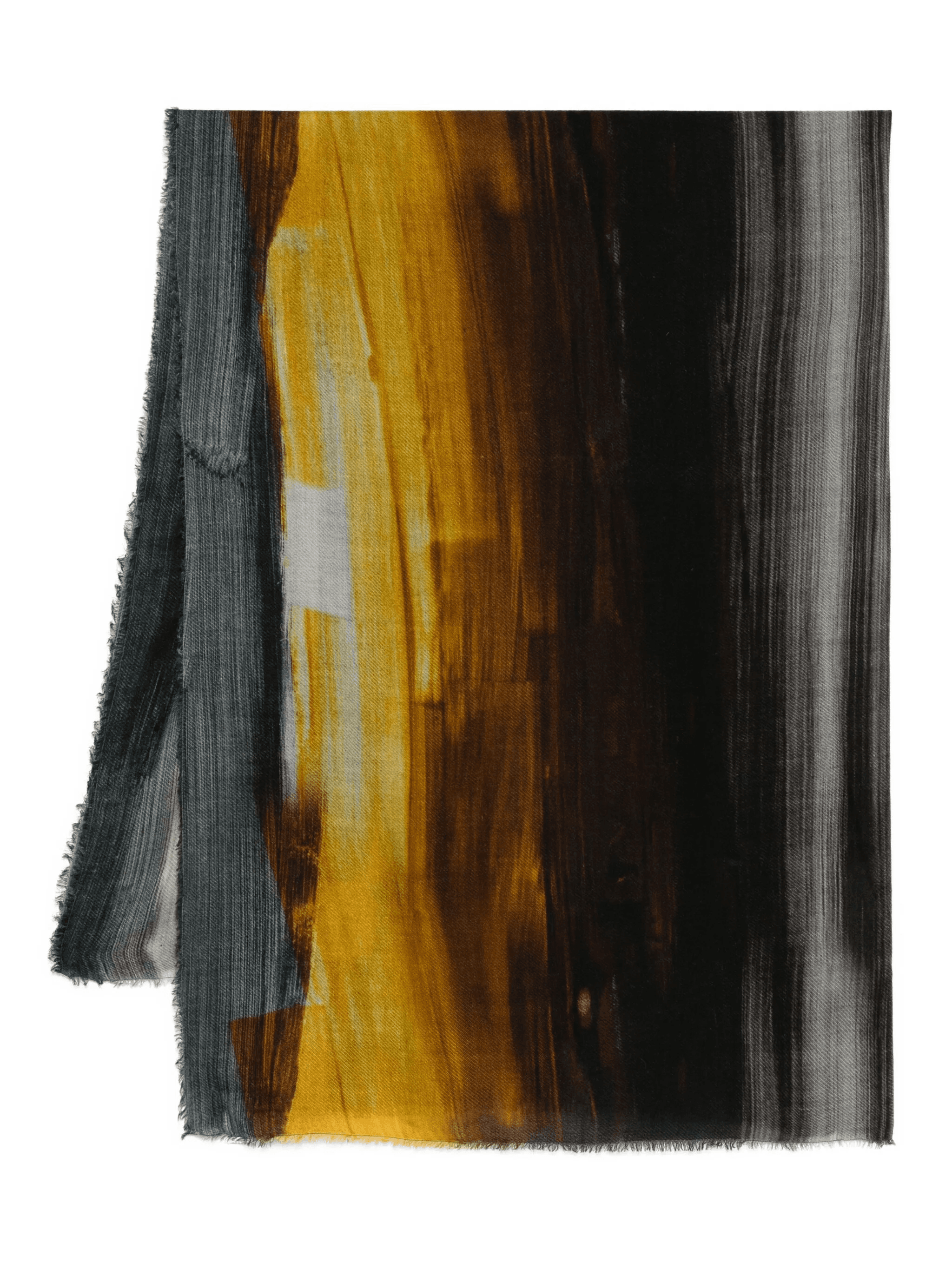 paint-print silk scarf - Image 1