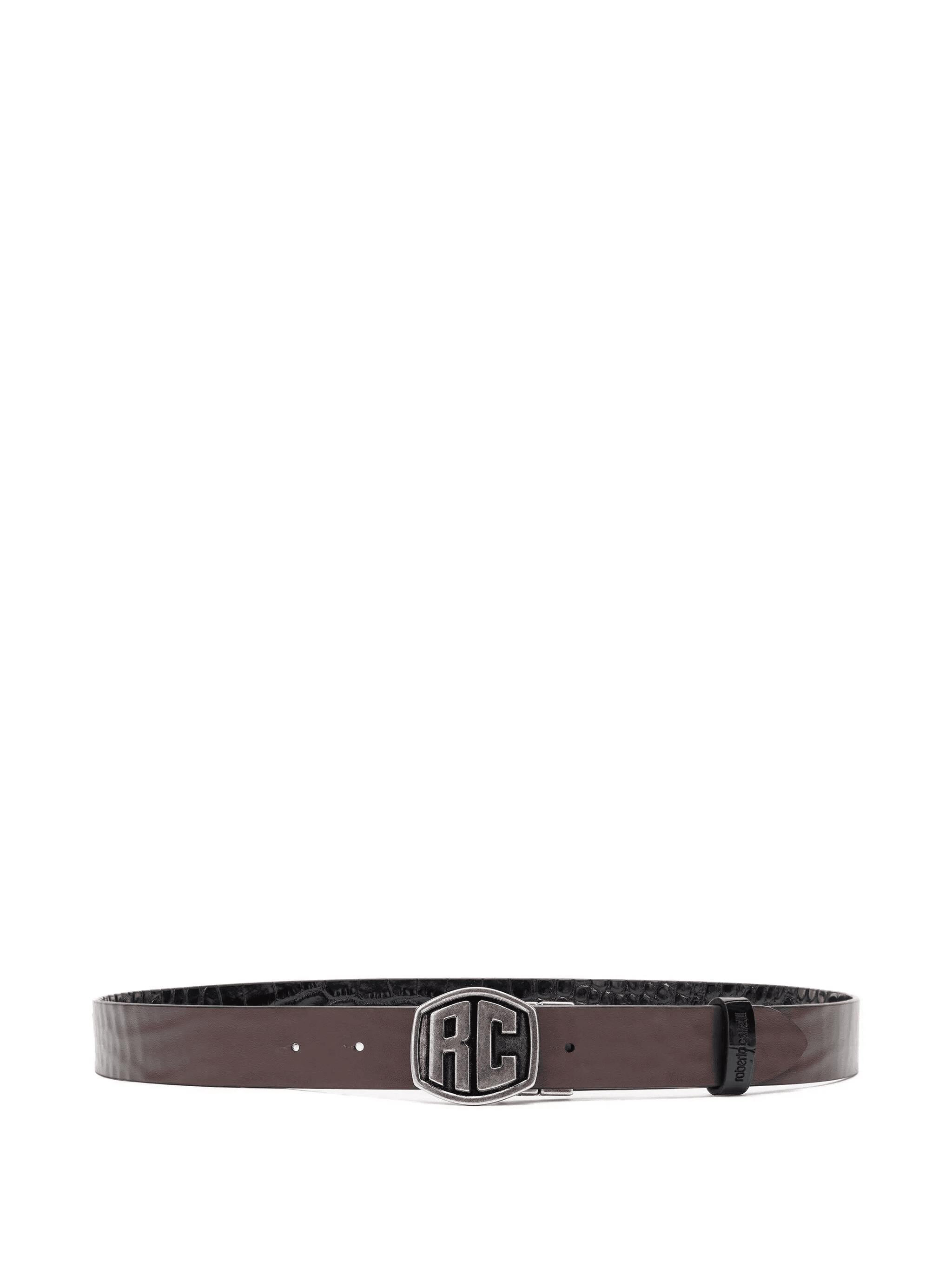 reversible crocodile-effect belt - Image 1