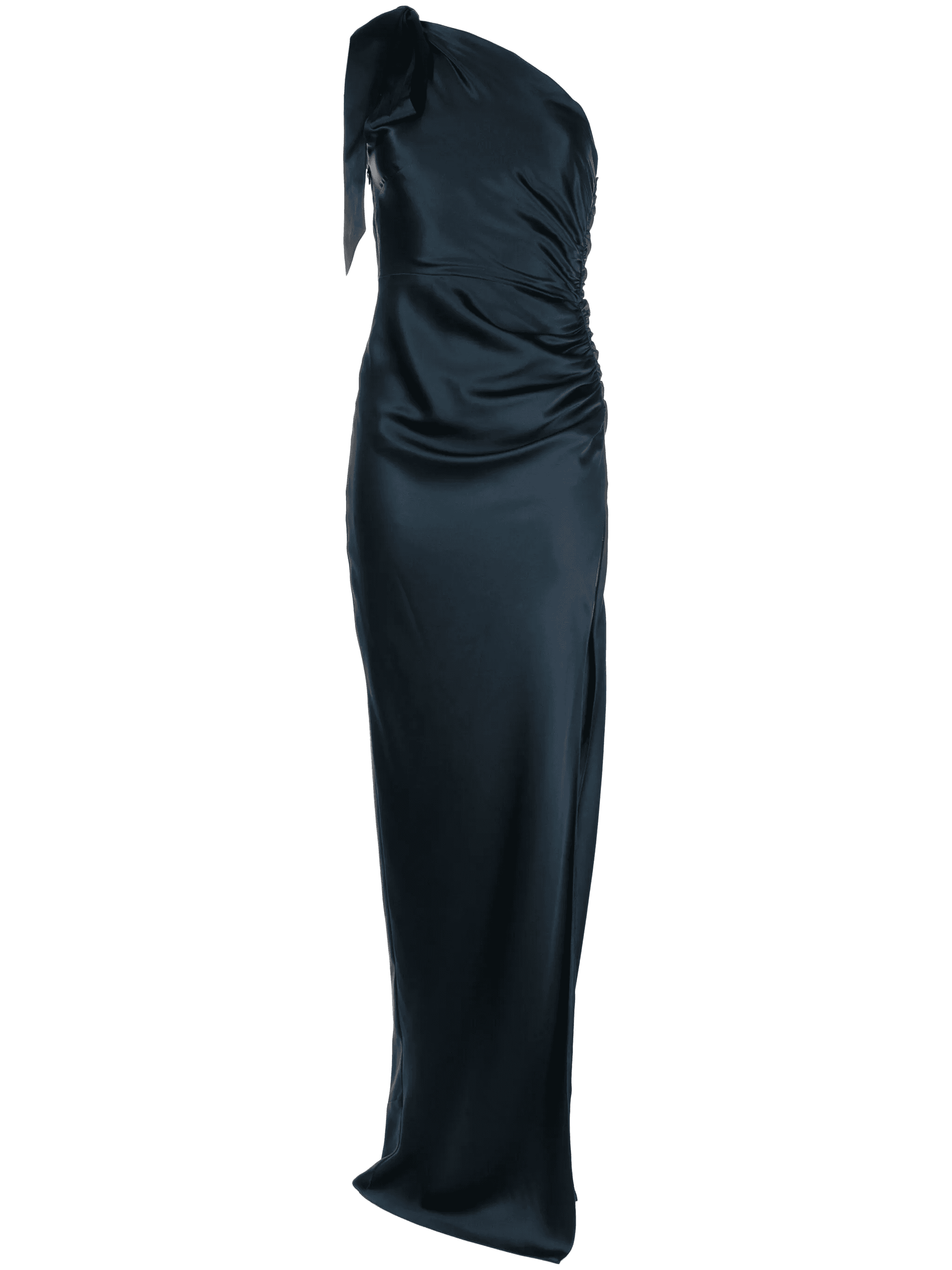 asymmetric silk maxi gown - Image 1
