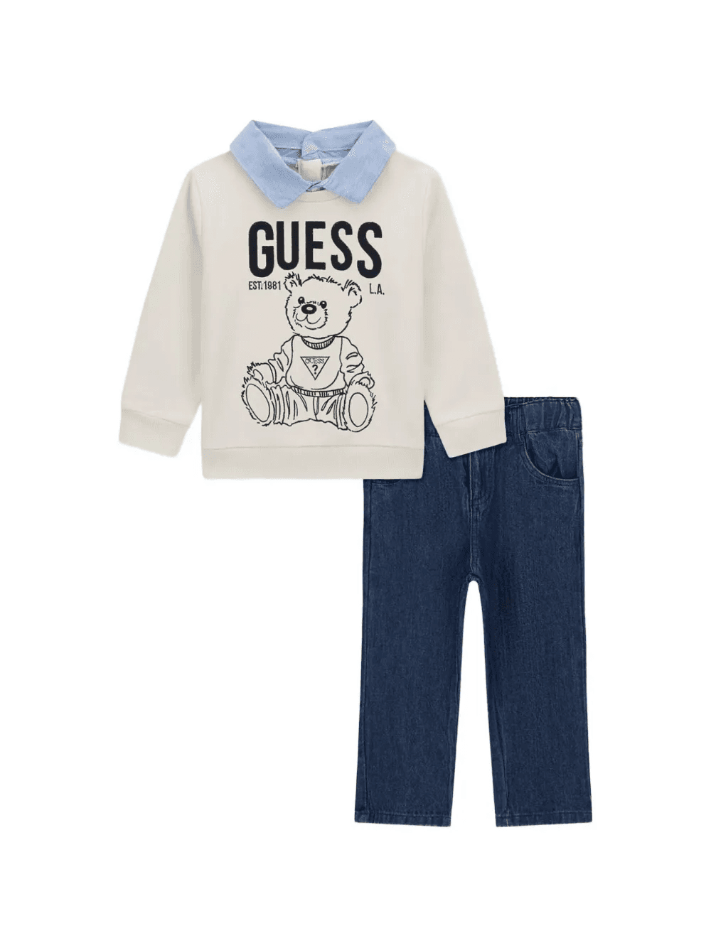 bear-print trousers set - Image 1
