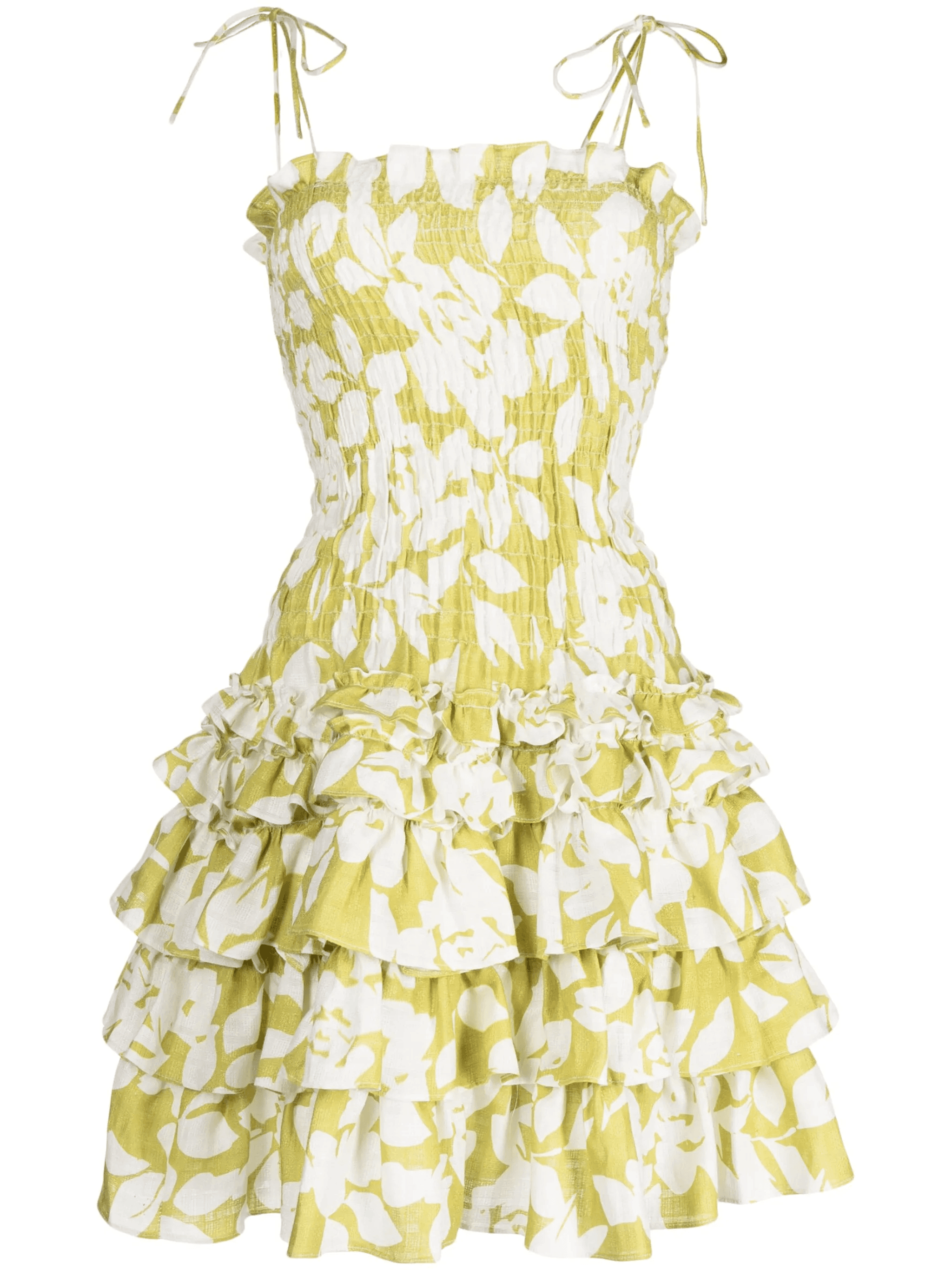 ruffle-detail minidress - Image 1