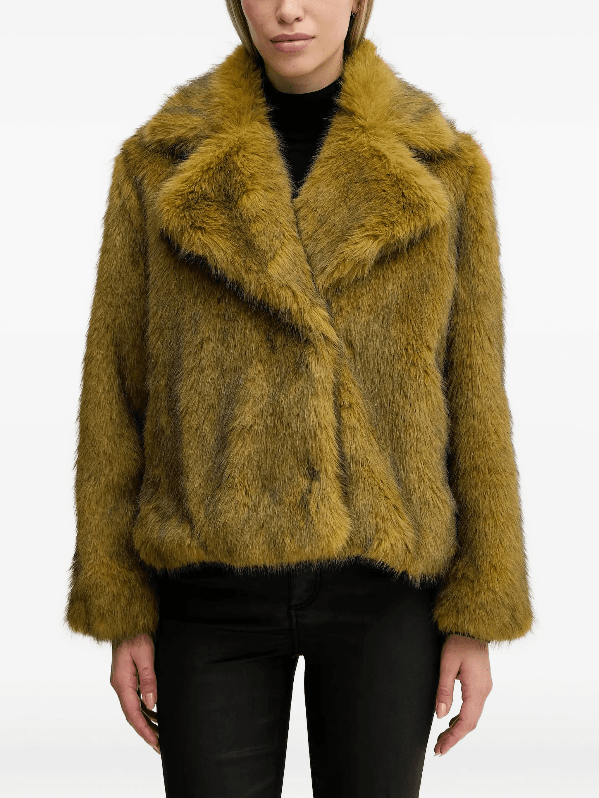 notched collar overcoat - Image 1