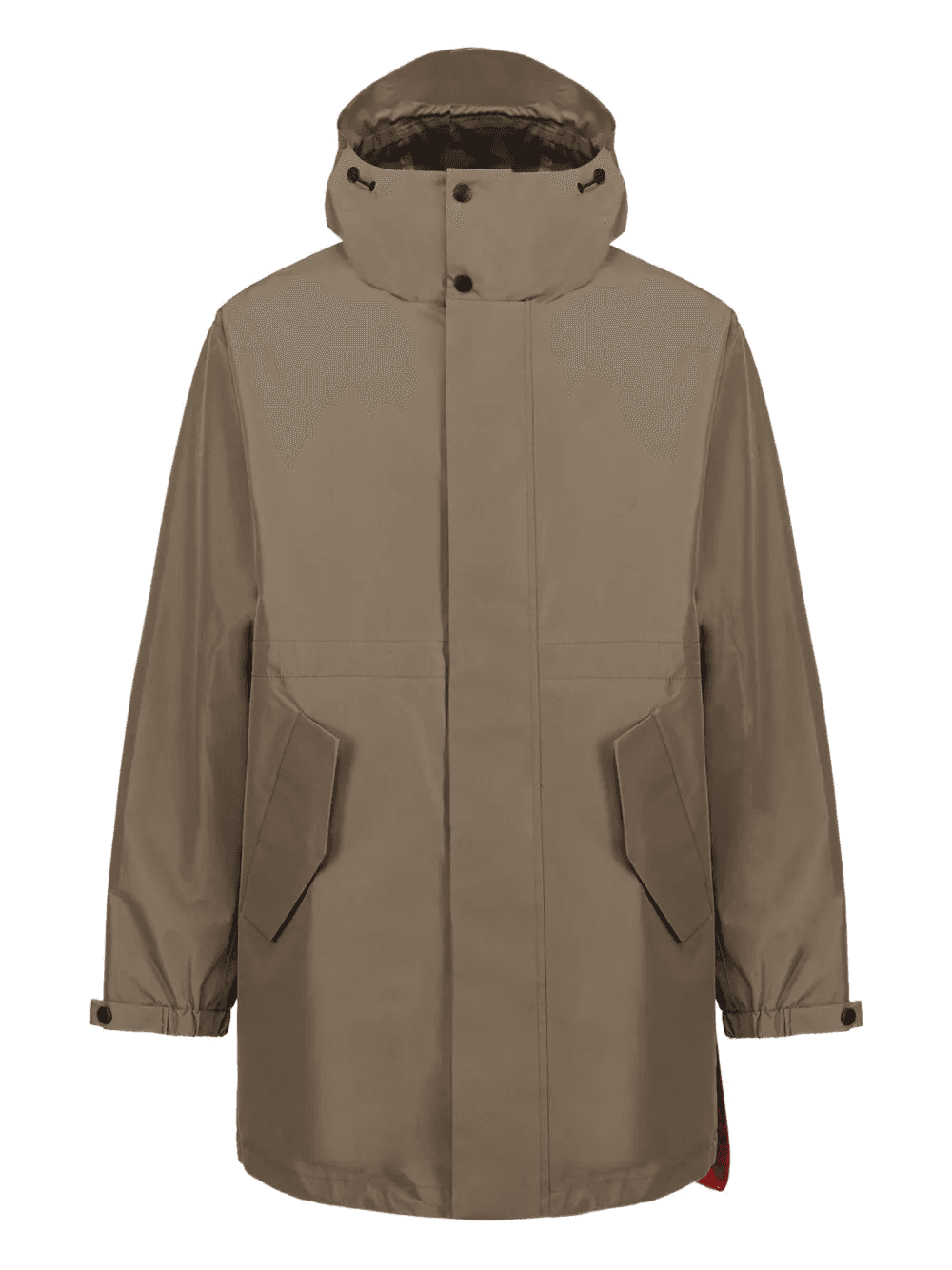 hooded parka coat - Image 1