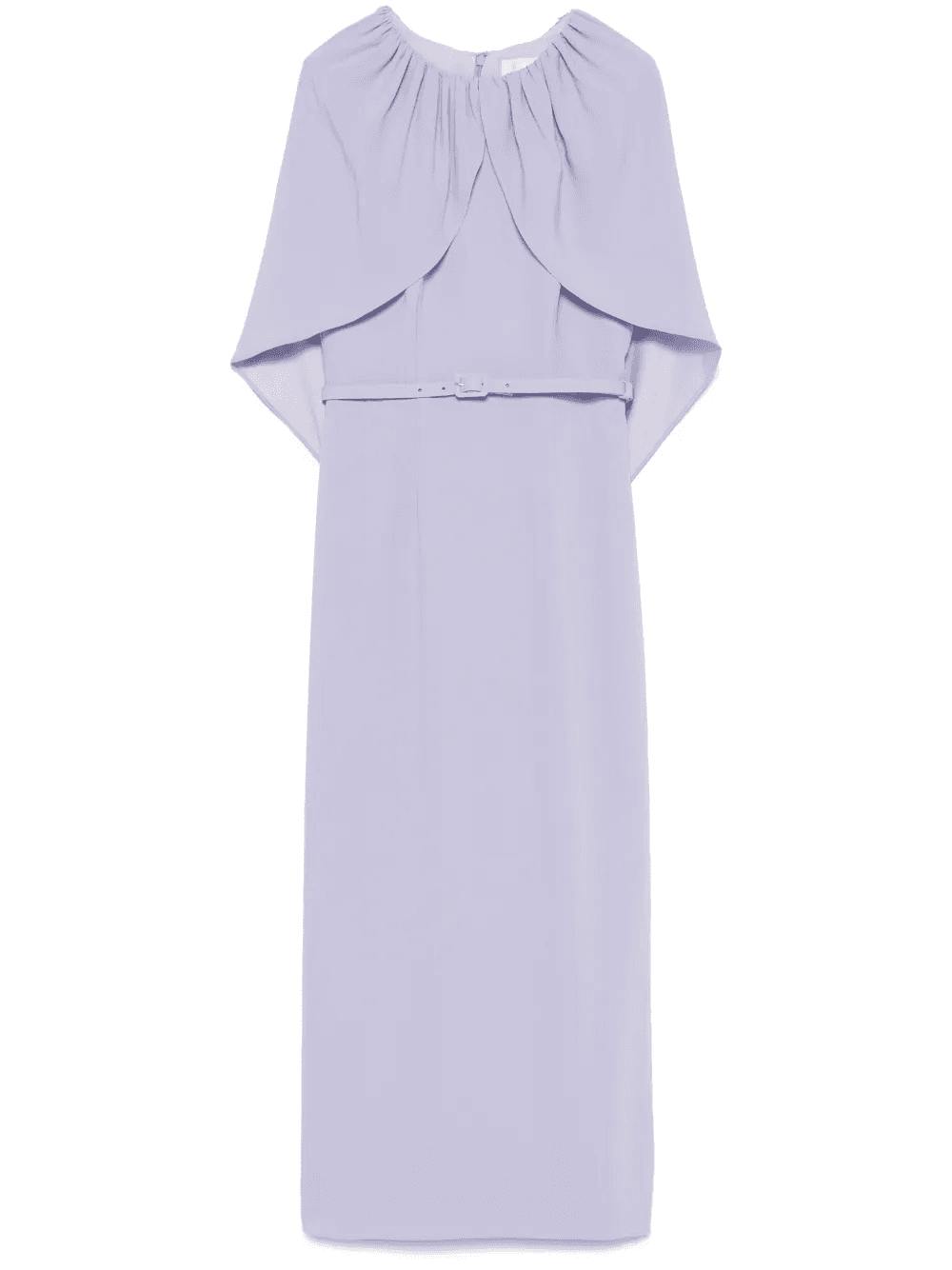 cape crepe midi dress - Image 1