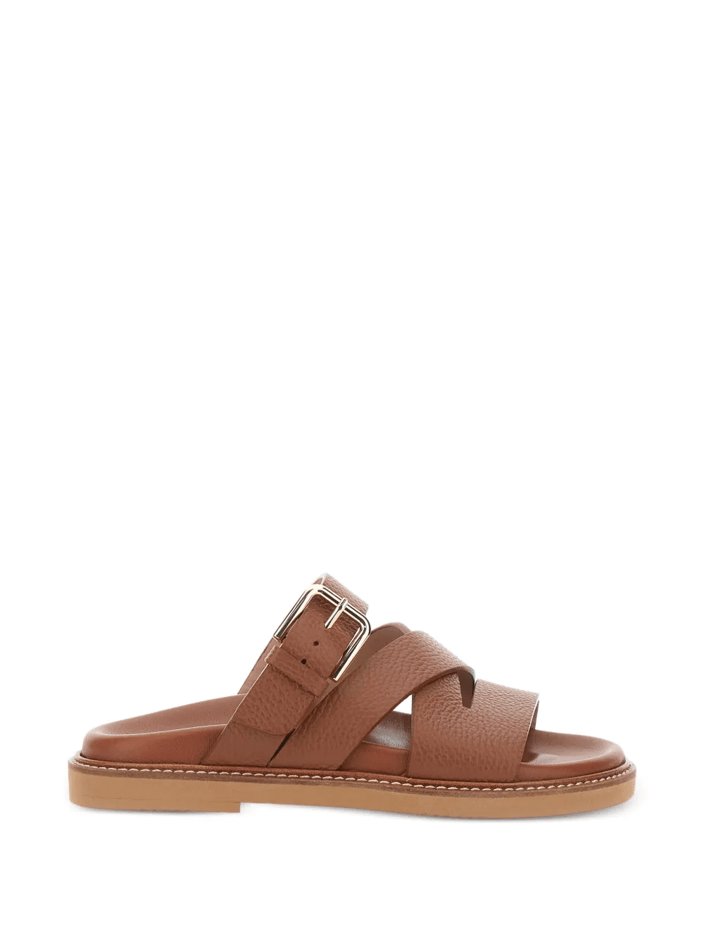buckle-strap flat sandals - Image 1