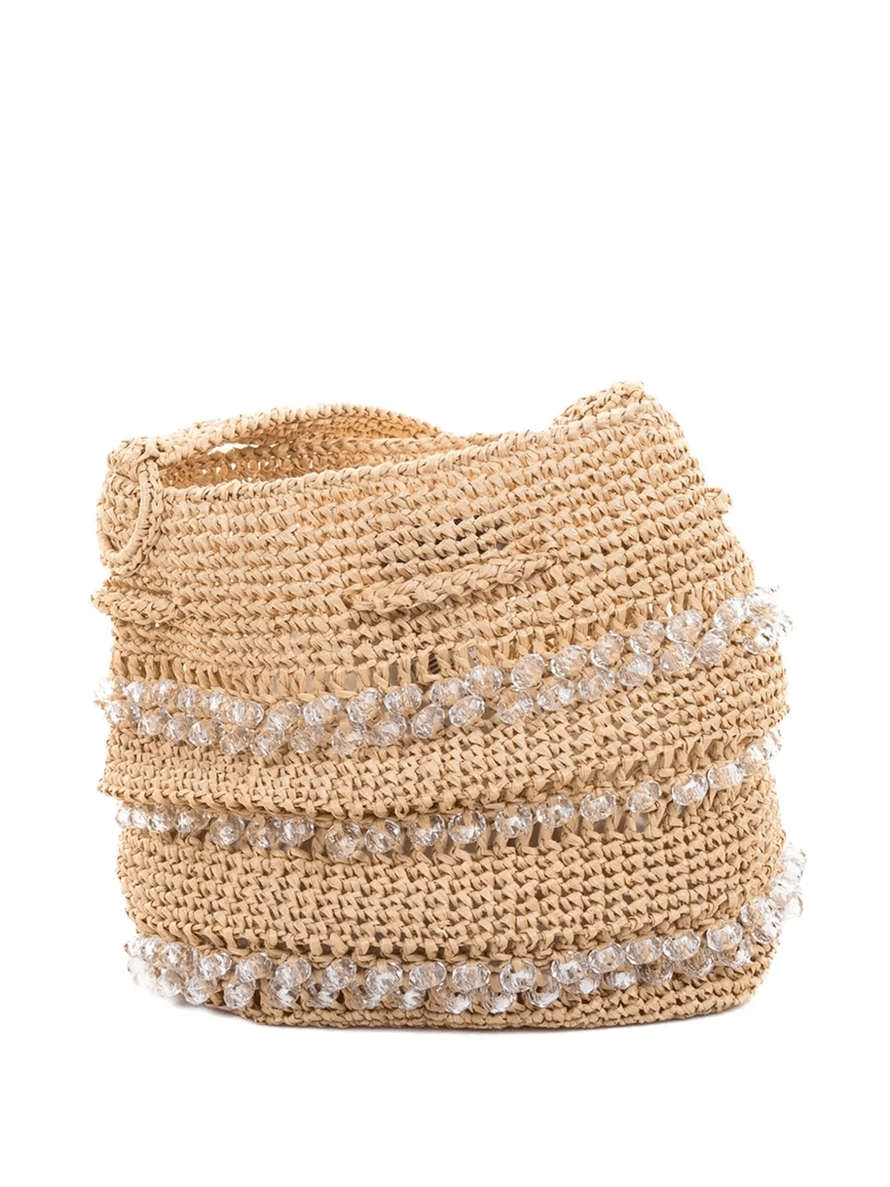 Crystal beaded bucket bag - Image 1
