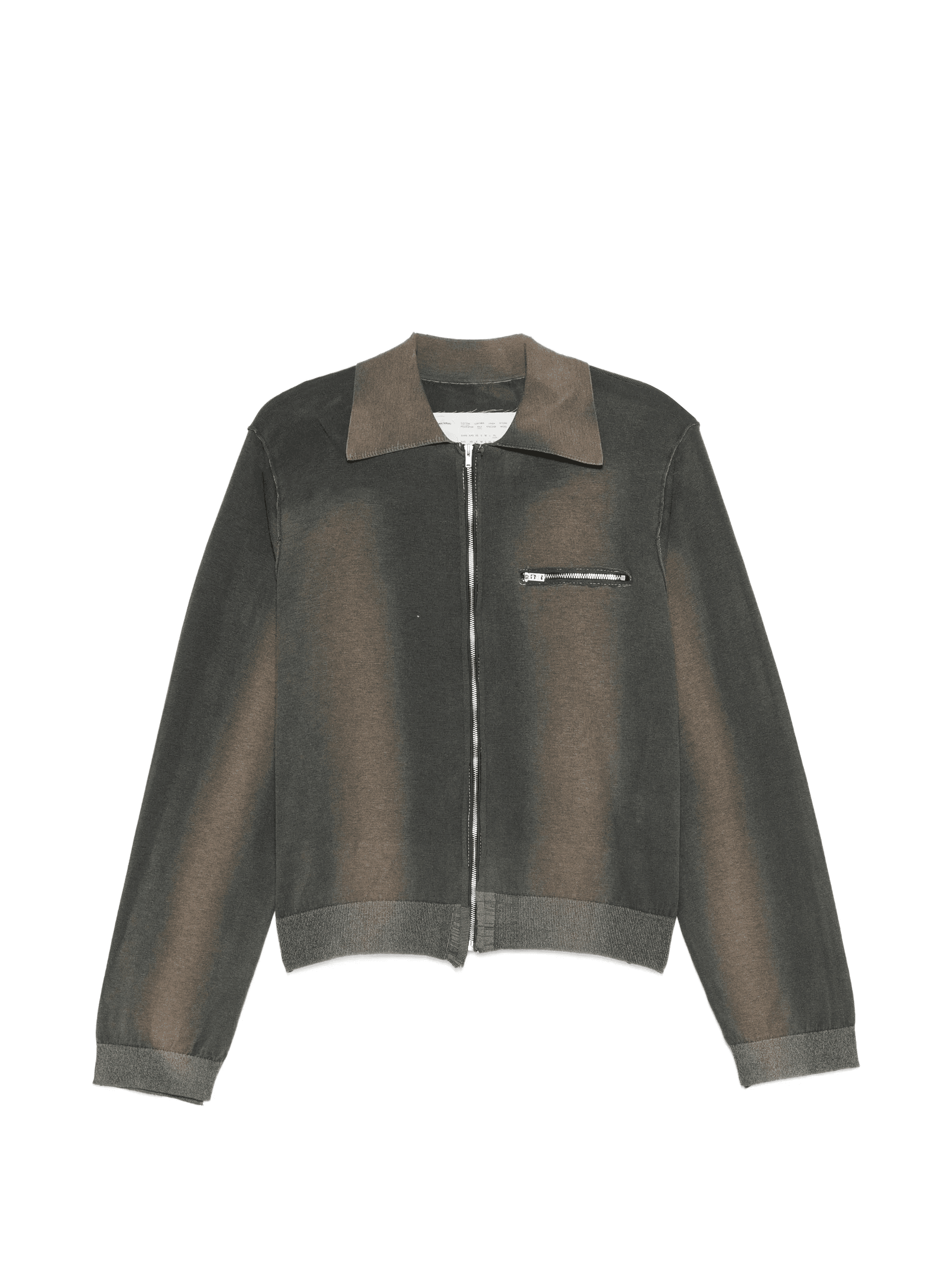 70´s zip sunfade cardigan - Image 1