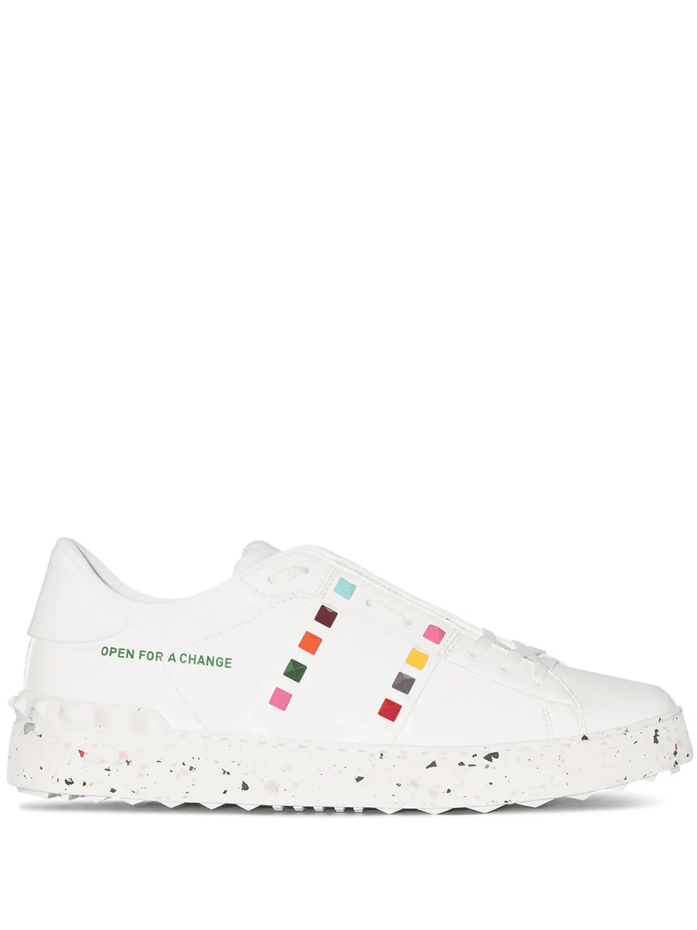 Open For a Change leather sneakers - Image 1