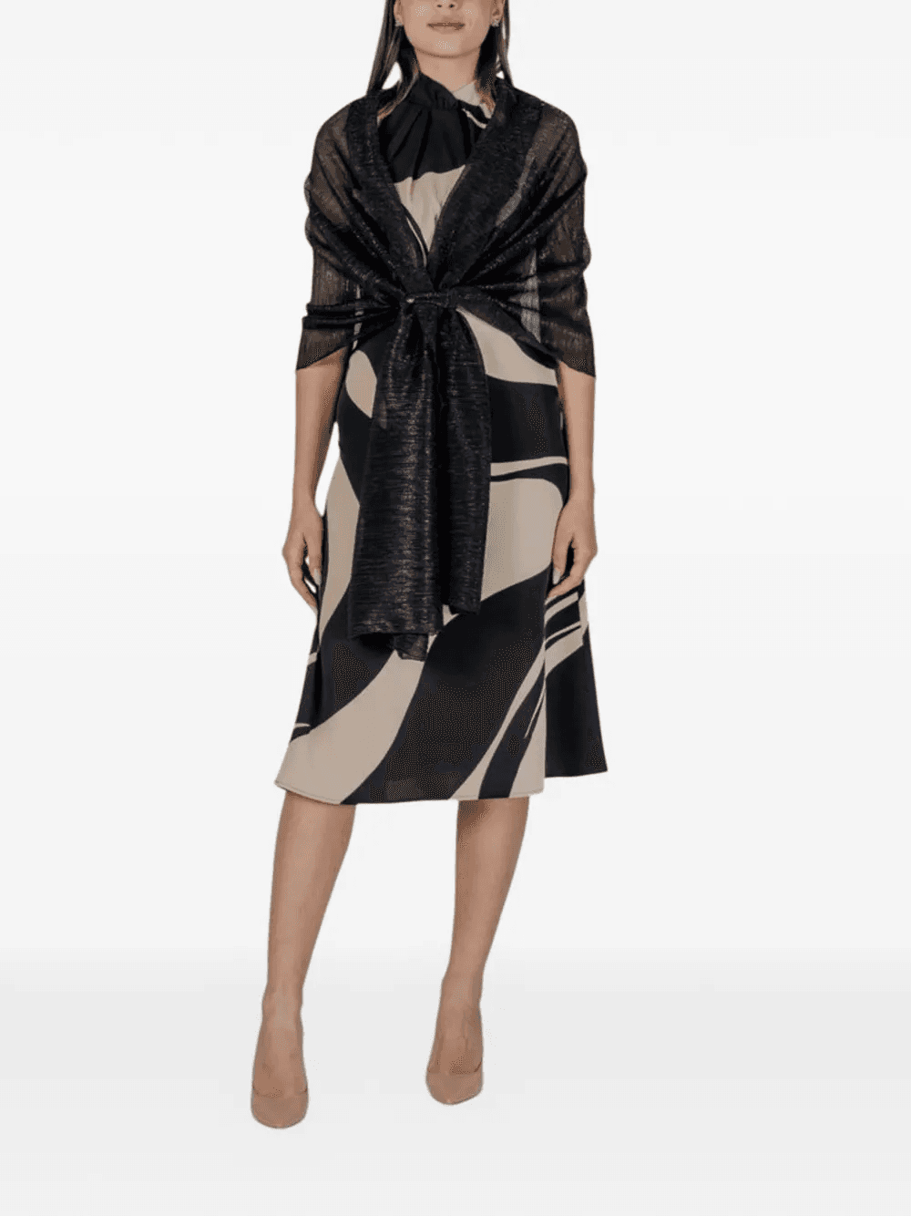 shimmer-effect scarf - Image 1