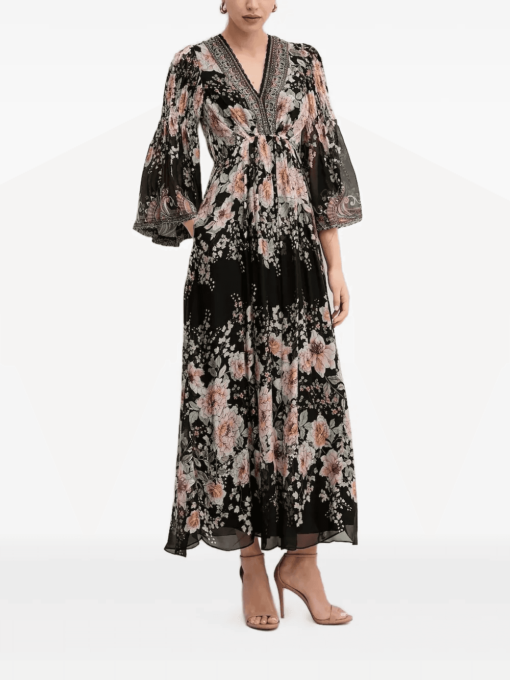 Alanna floral-print maxi dress - Image 1