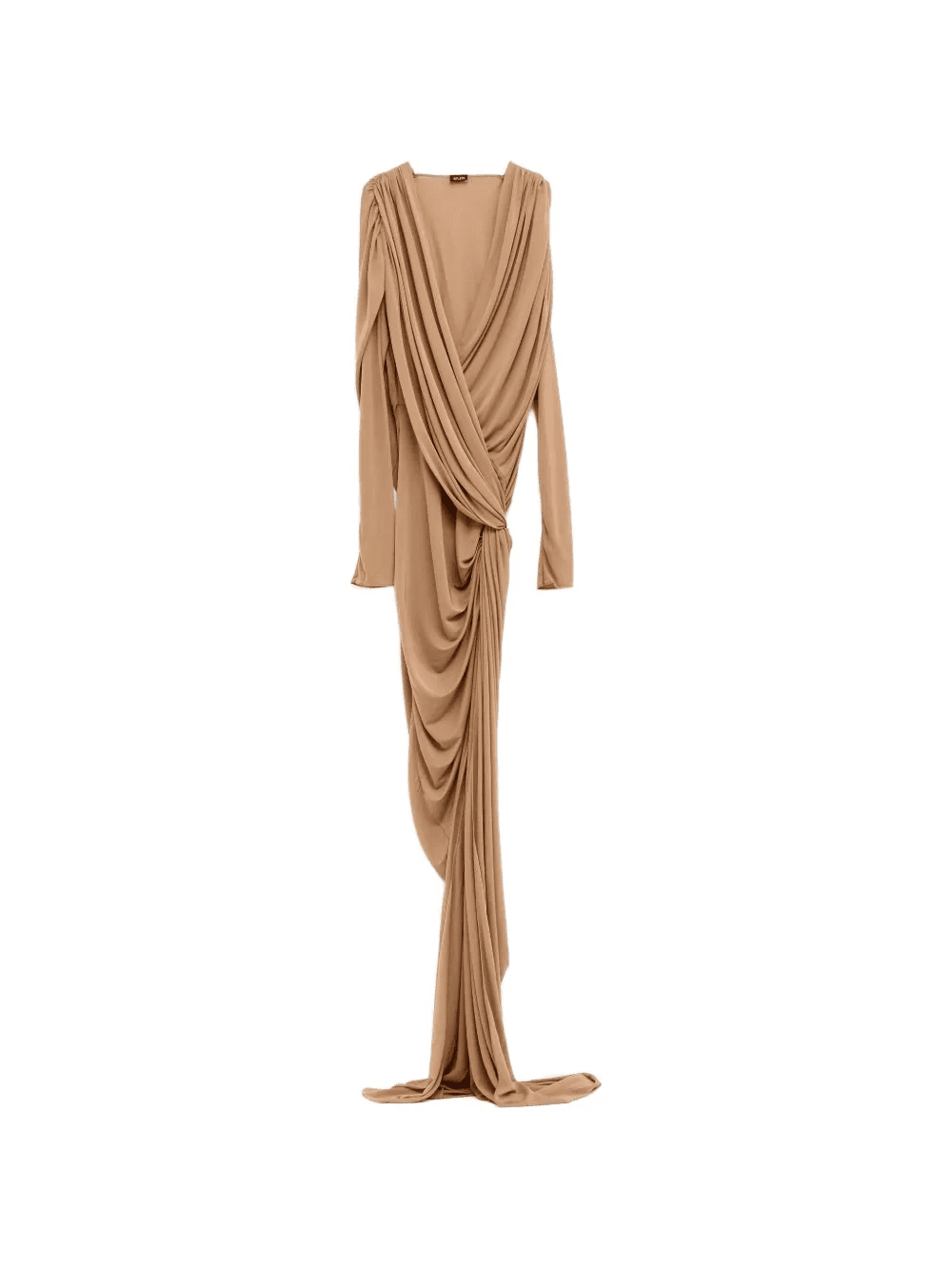 draped split maxi dress - Image 1