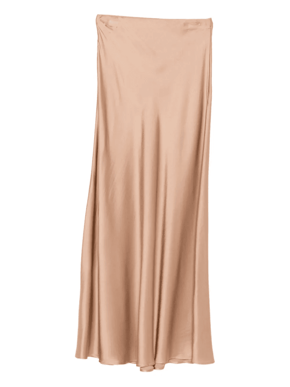 bias-cut satin skirt - Image 1
