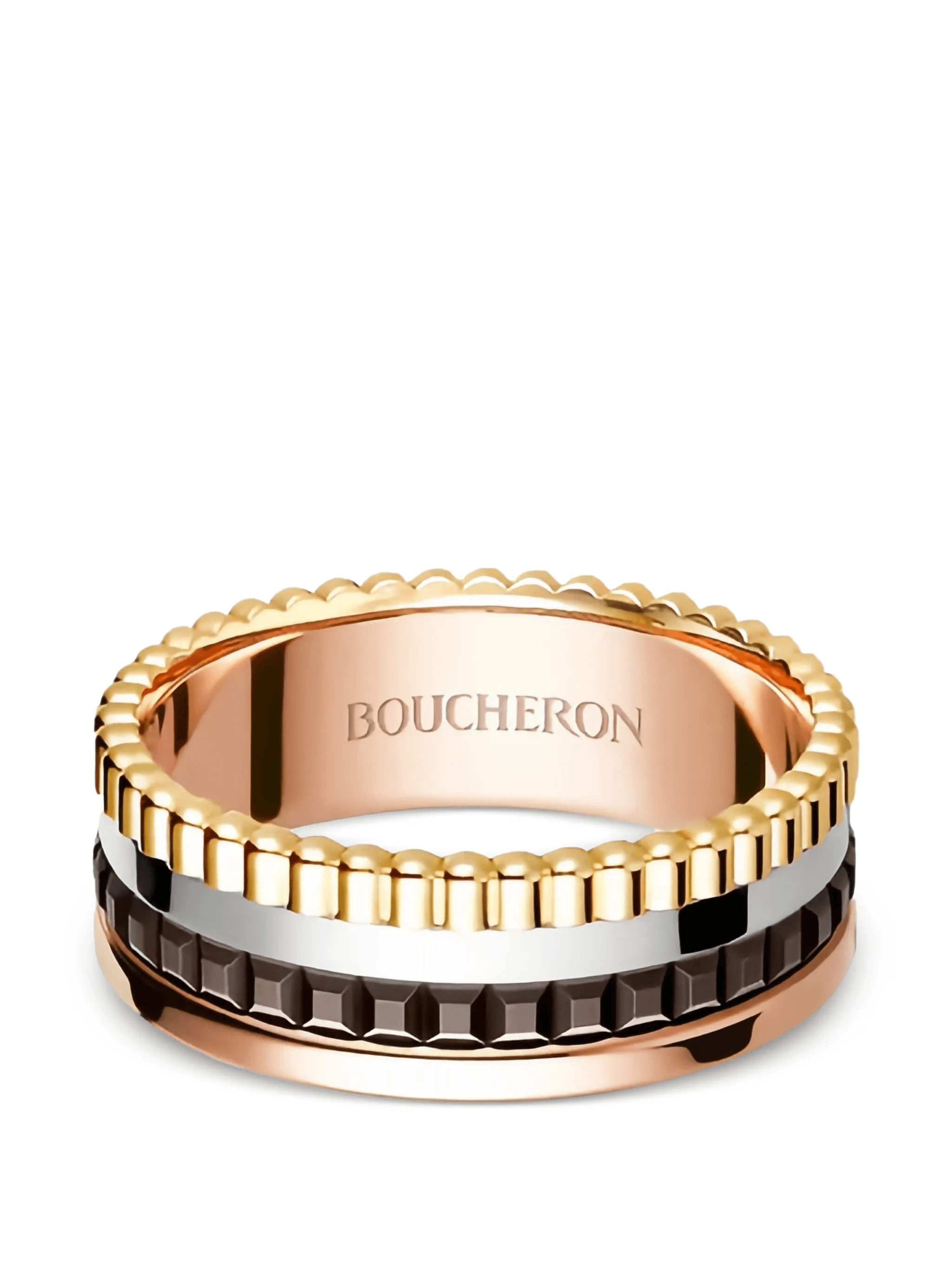 Quatre Classique three gold-tone ring - Image 1