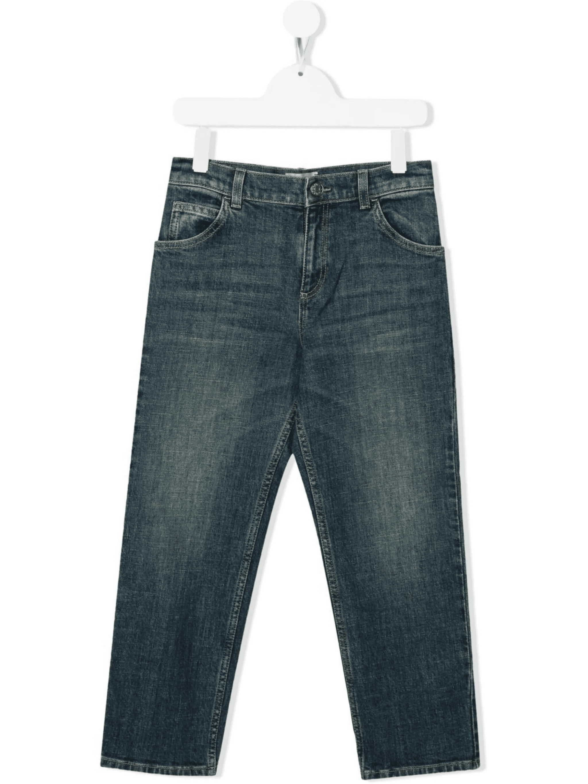 Horsebit straight-leg jeans - Image 1