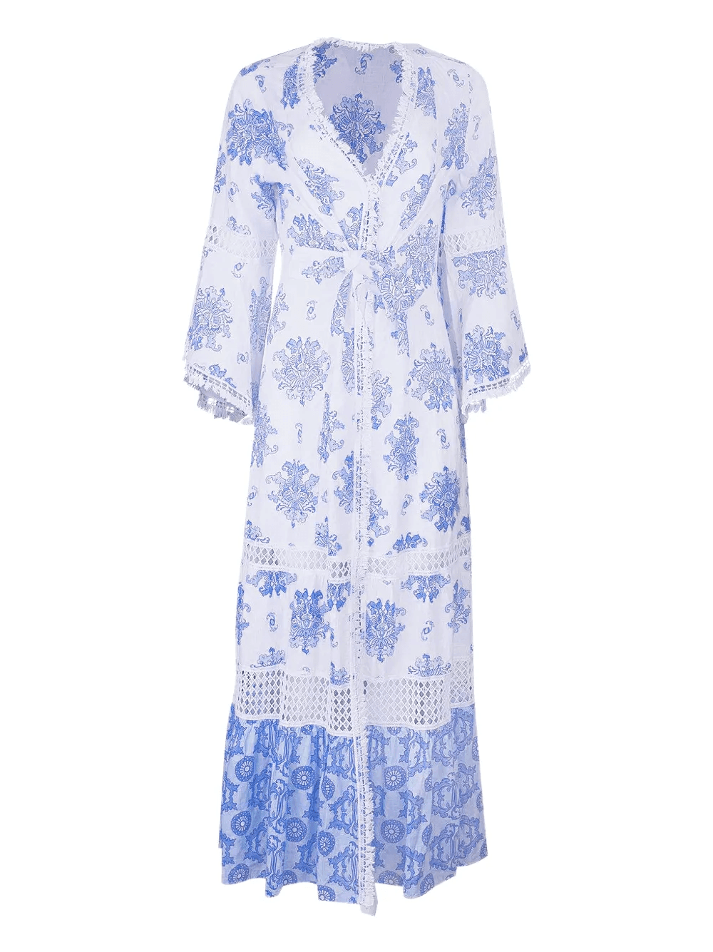 Centa floral-print lace maxi dress - Image 1