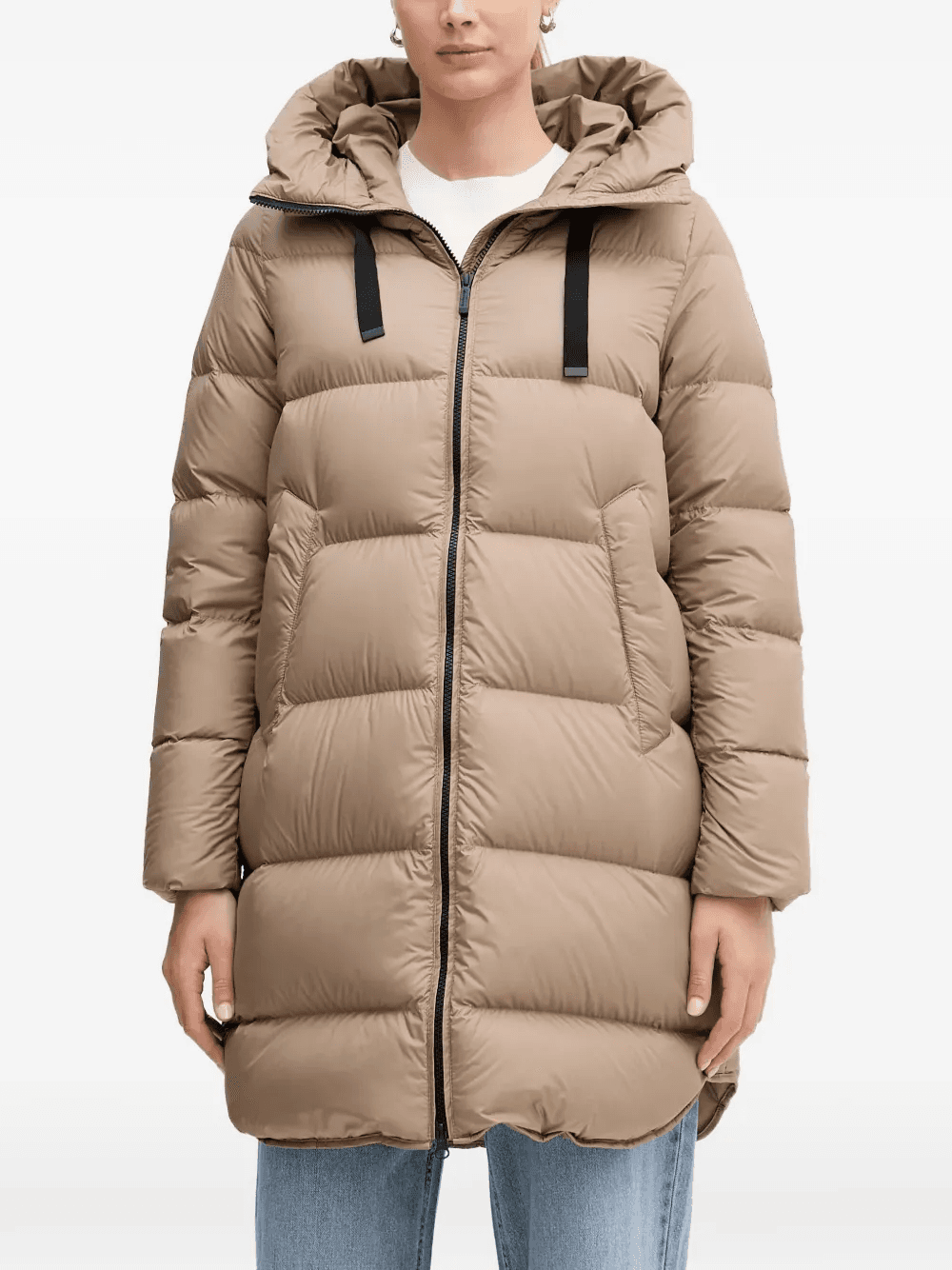 Geneva hooded puffer coat - Image 1