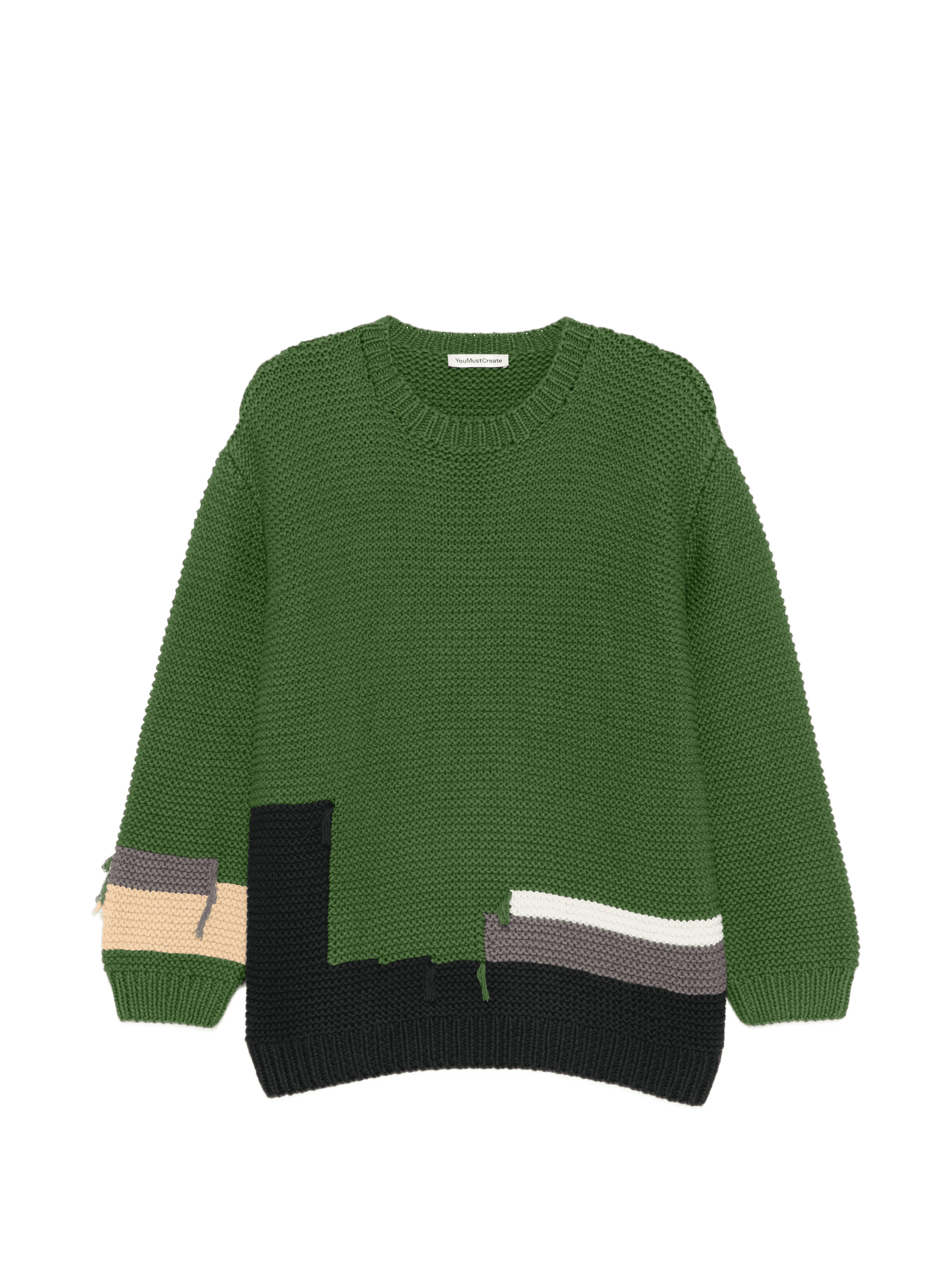 patch-detail sweater - Image 1