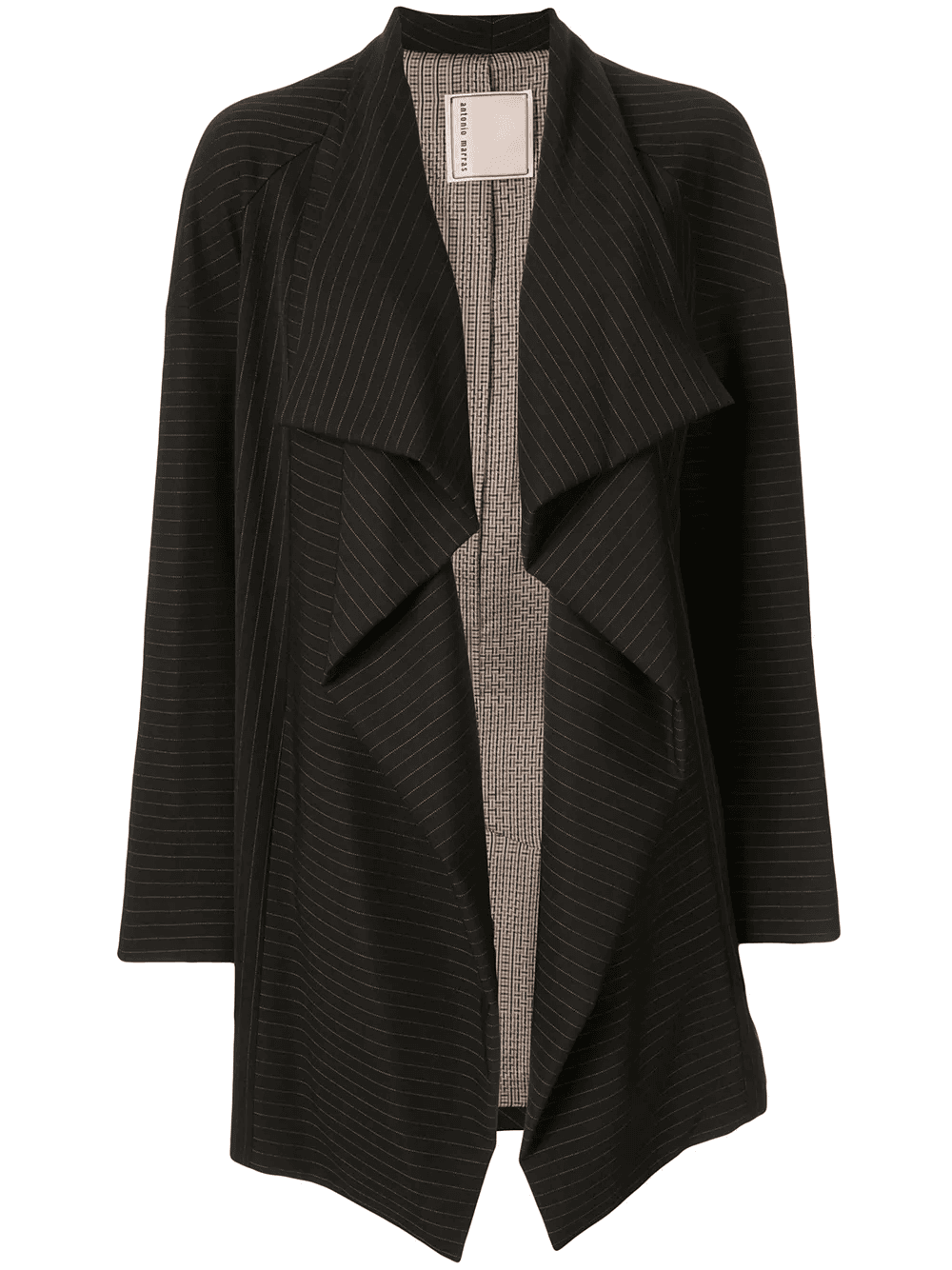 side ruffle striped blazer - Image 1