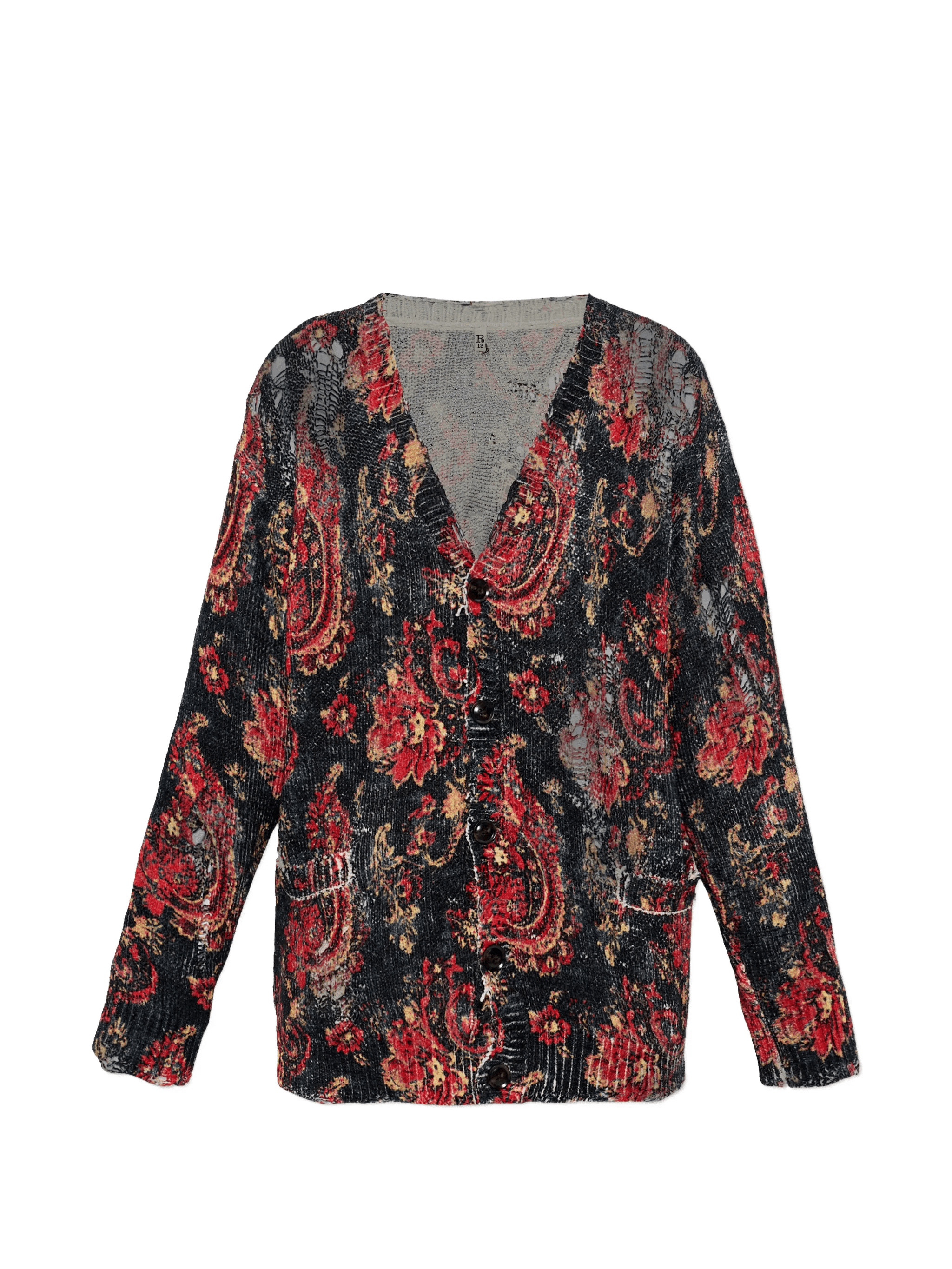 paisley-print cardigan - Image 1