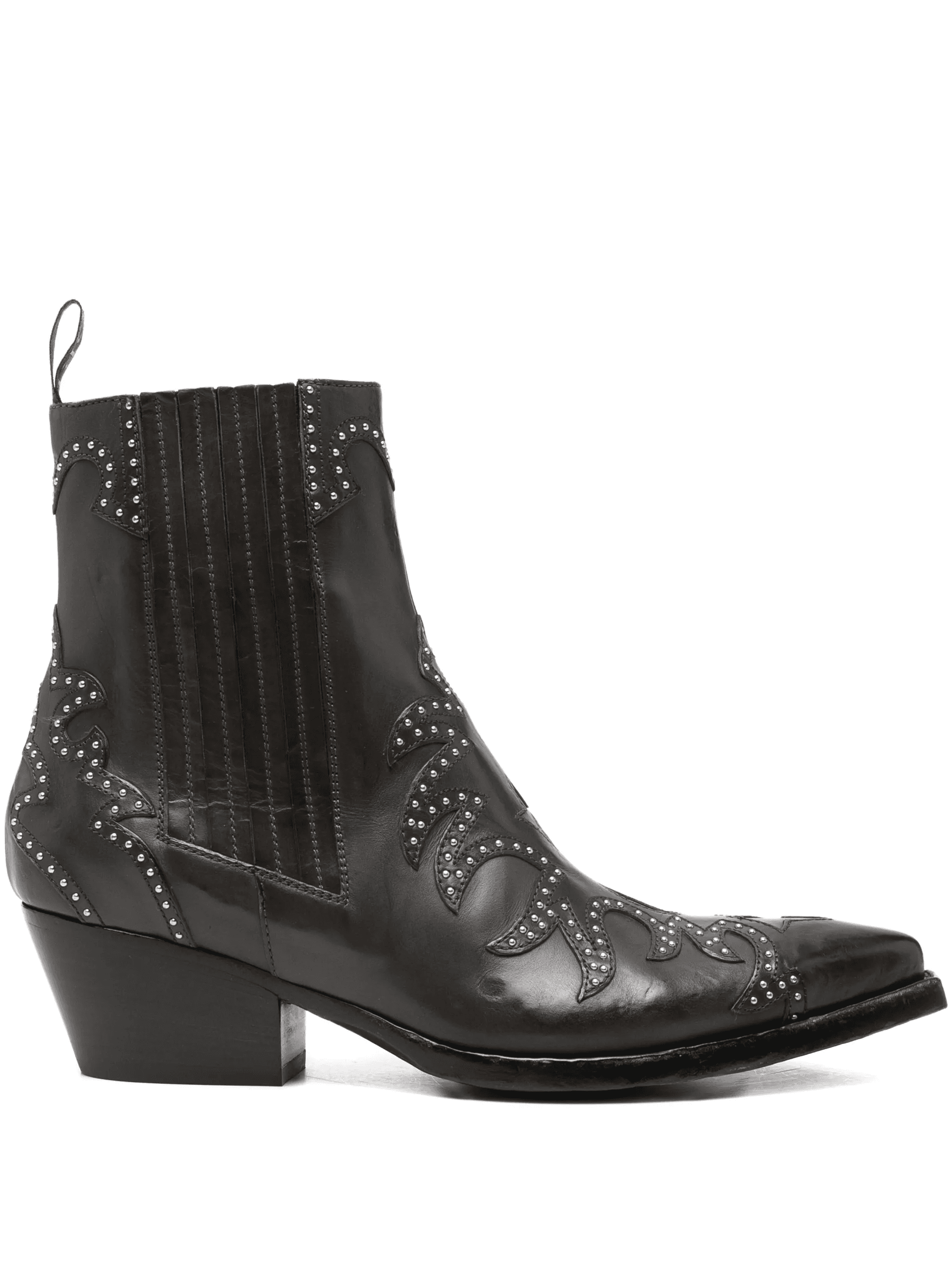 studded ponted-toe boots - Image 1