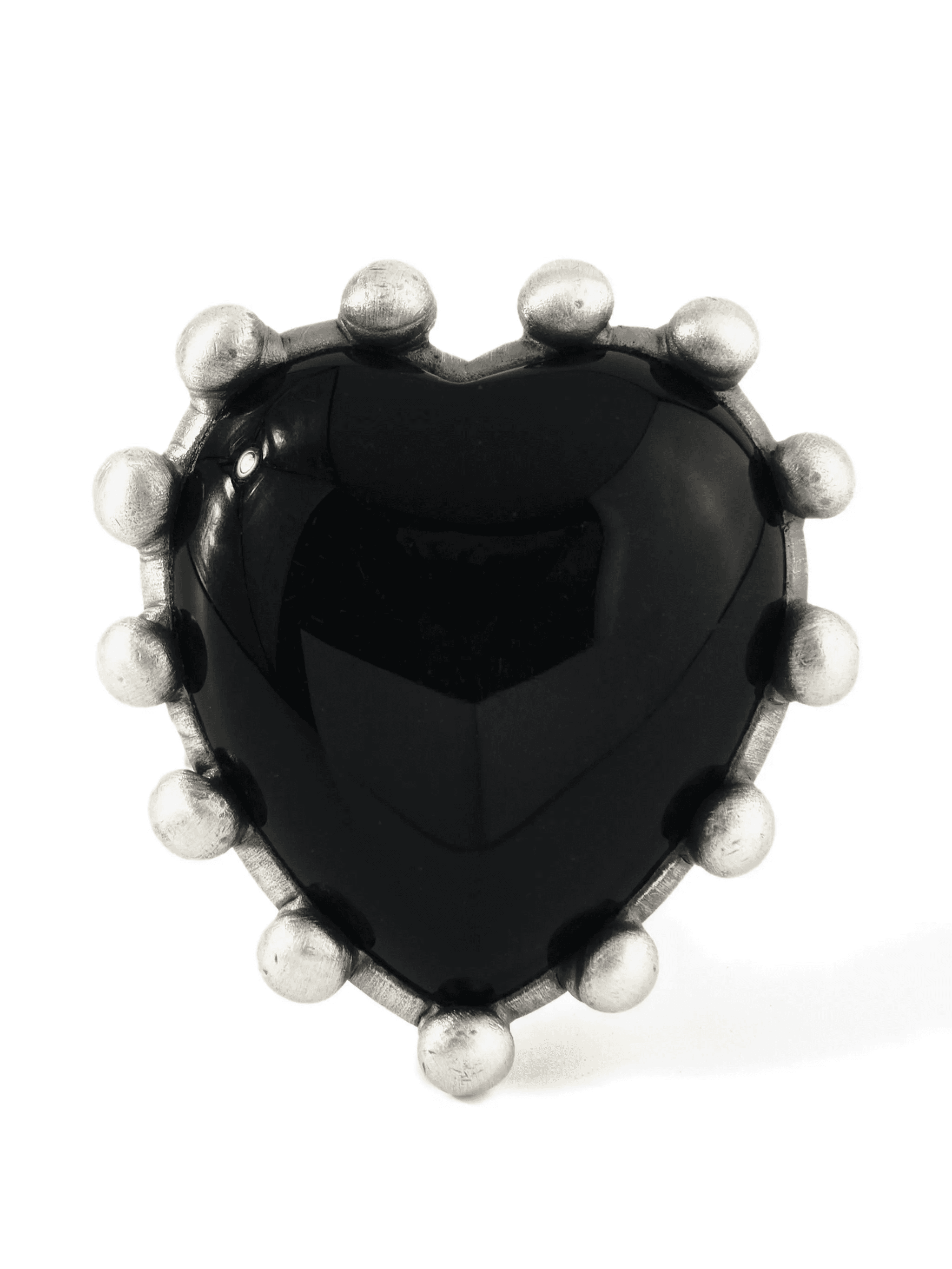 heart-shaped quartz ring - Image 1