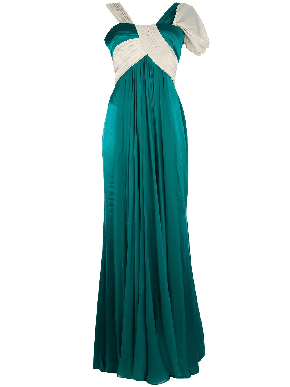 silk evening dress - Image 1