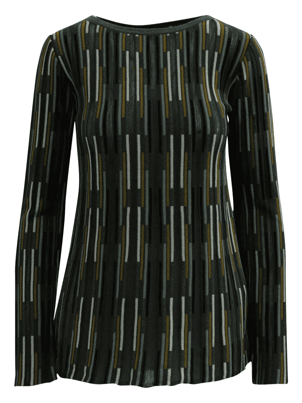 striped knitted sweater - Image 1