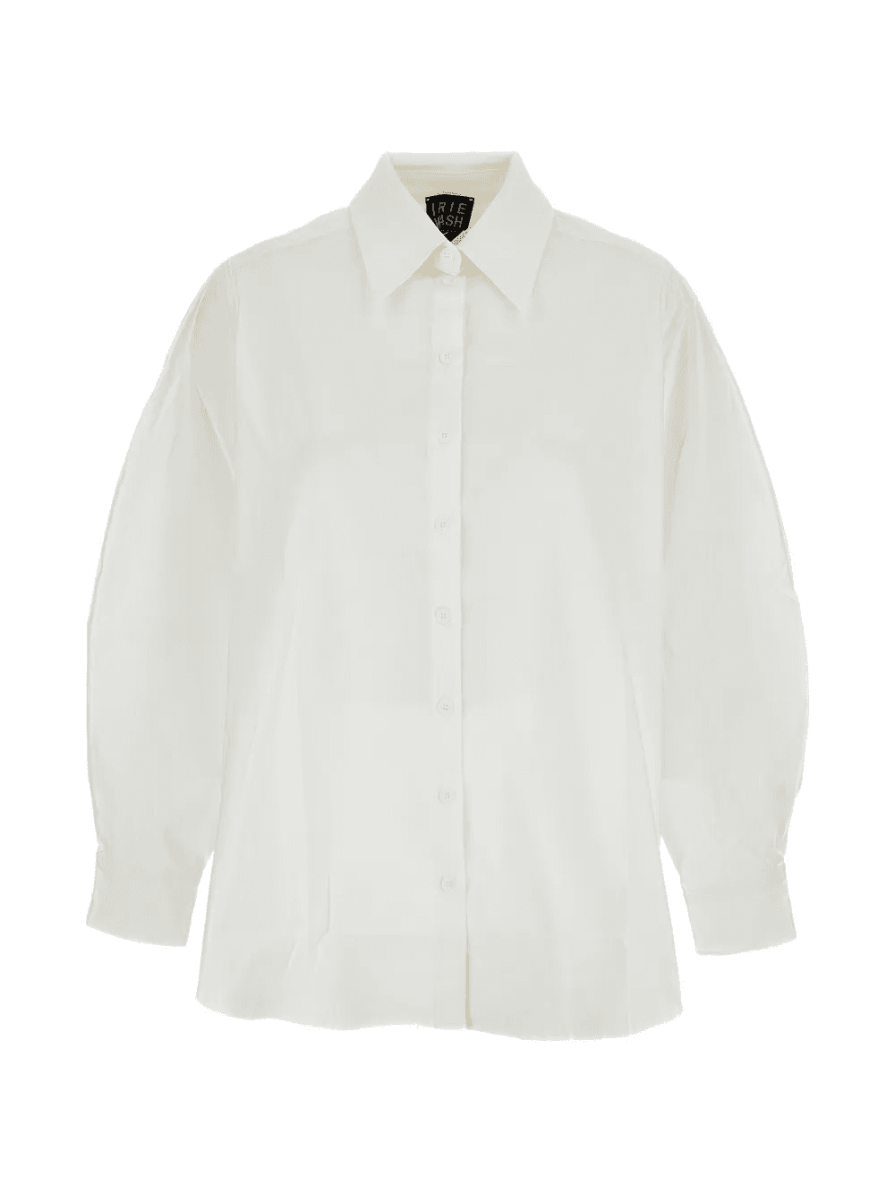 balloon-sleeve buttoned shirt - Image 1