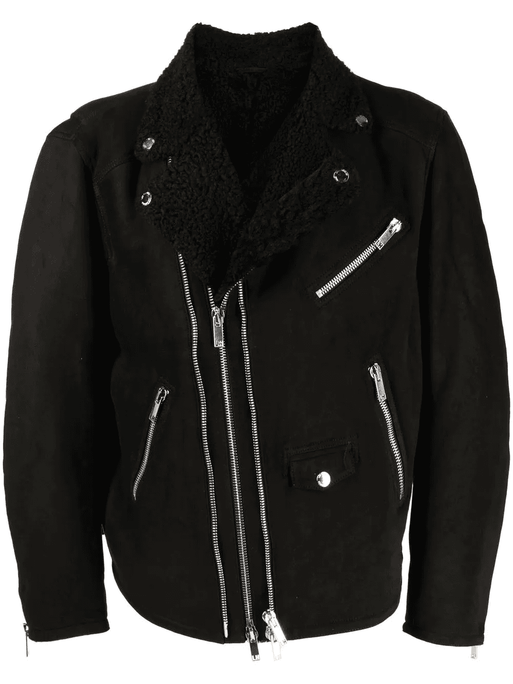 suede biker jacket - Image 1