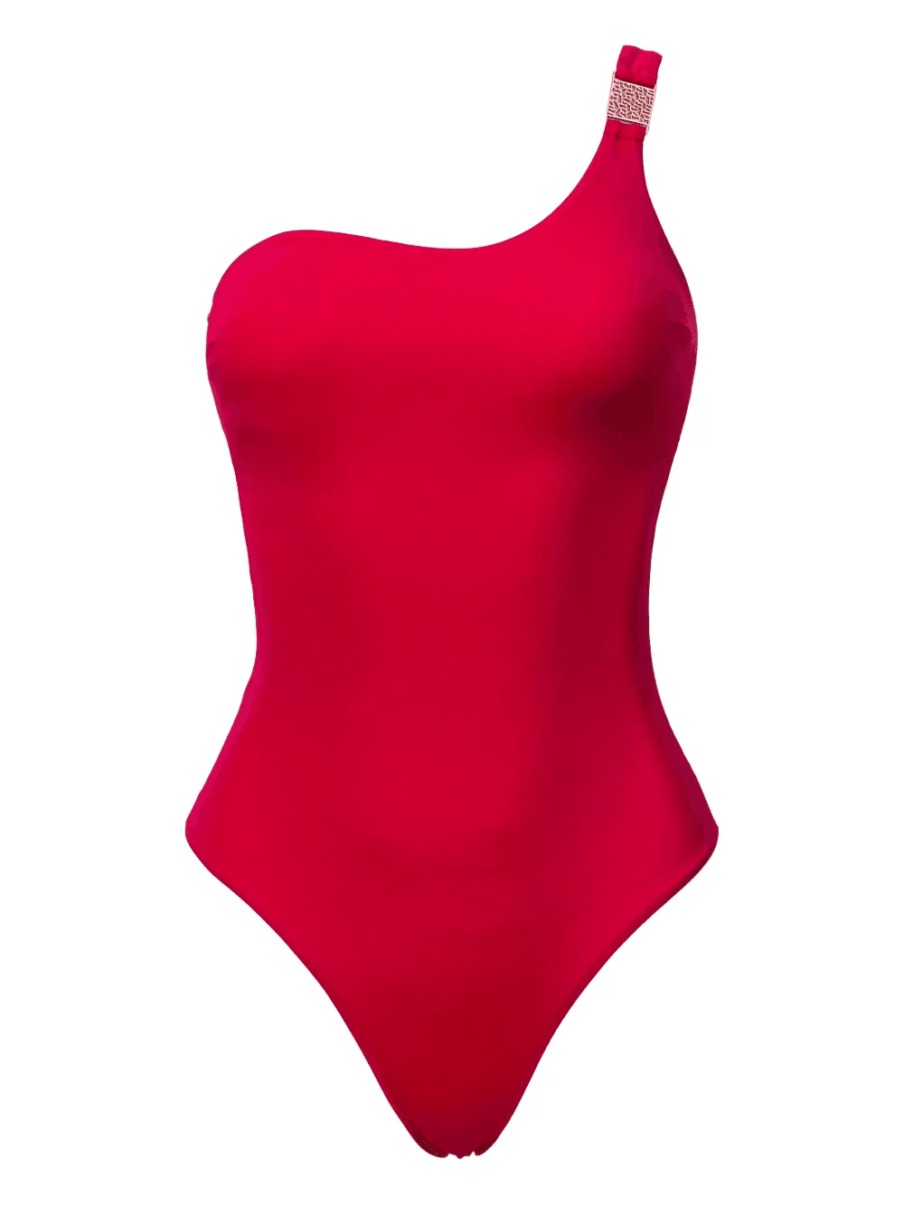 ROSE one-shoulder detail swimsuit - Image 1
