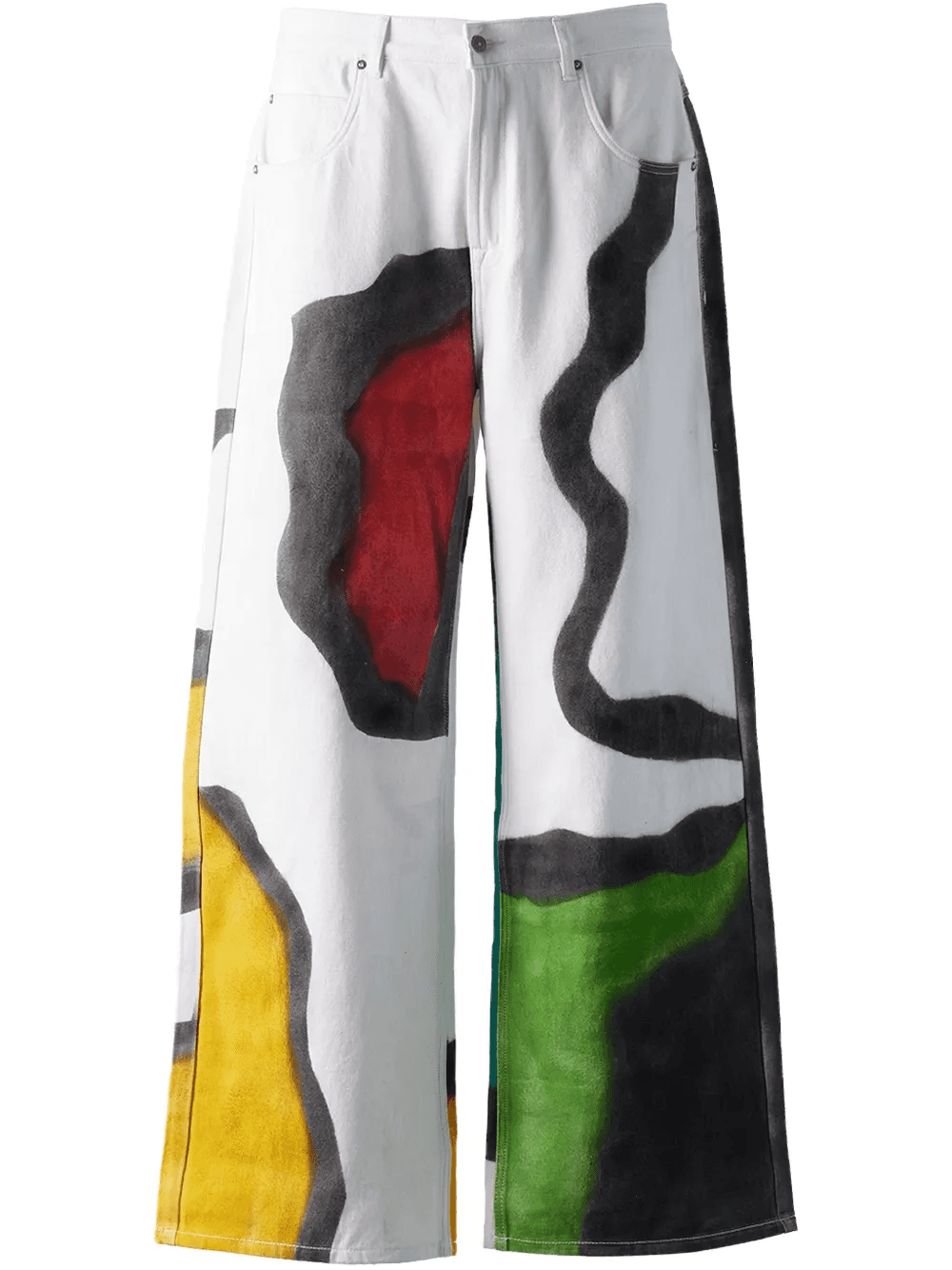 Painted "White" jeans - Image 1