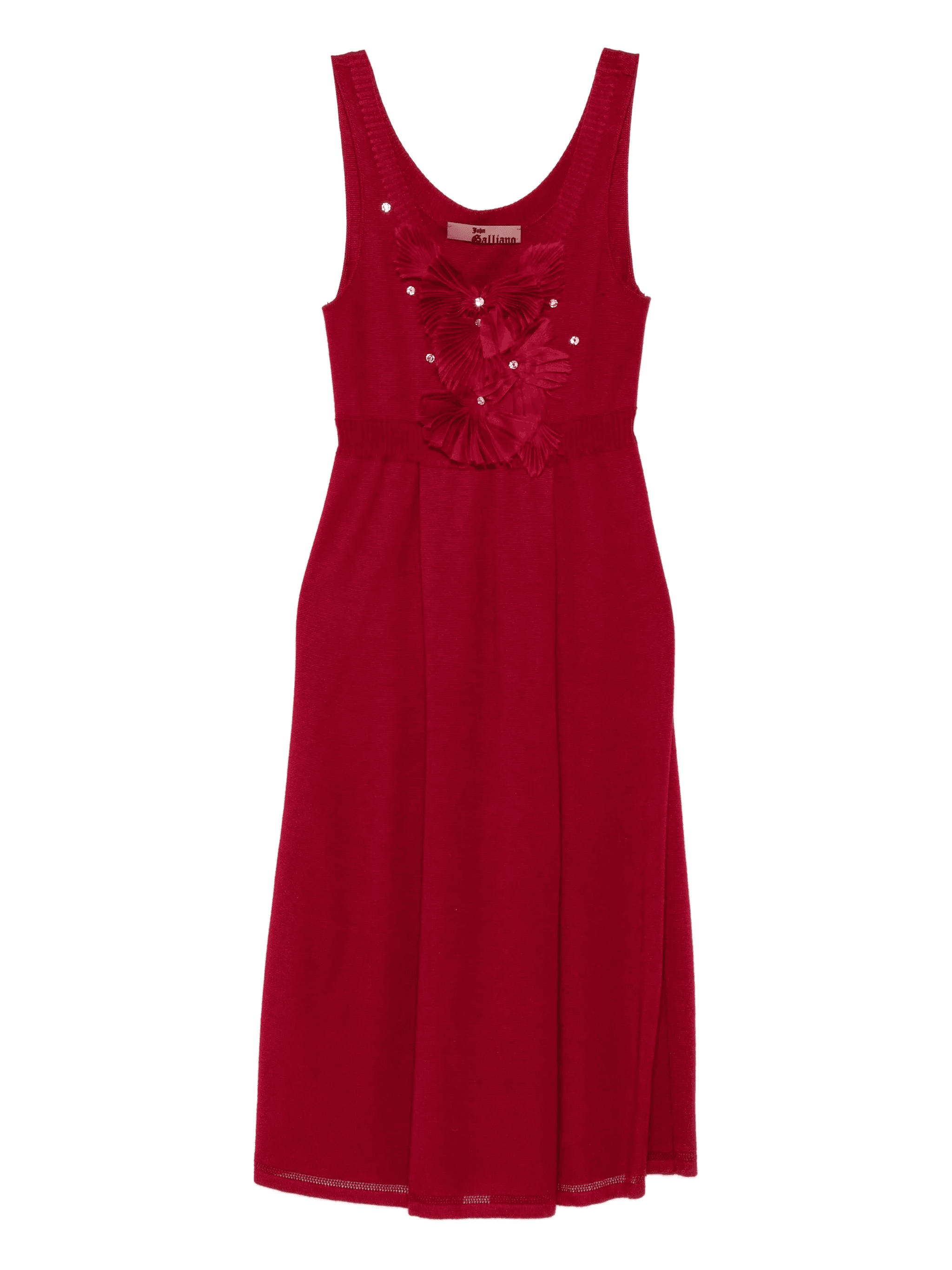 2000s floral-embelliahment dress - Image 1