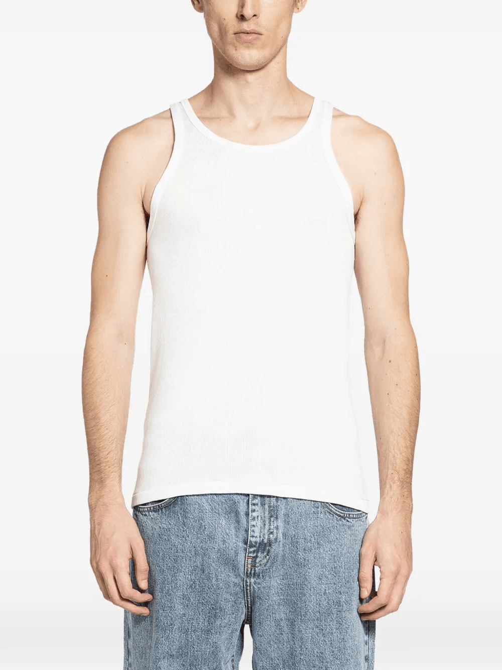 Pleaser ribbed tank top - Image 1