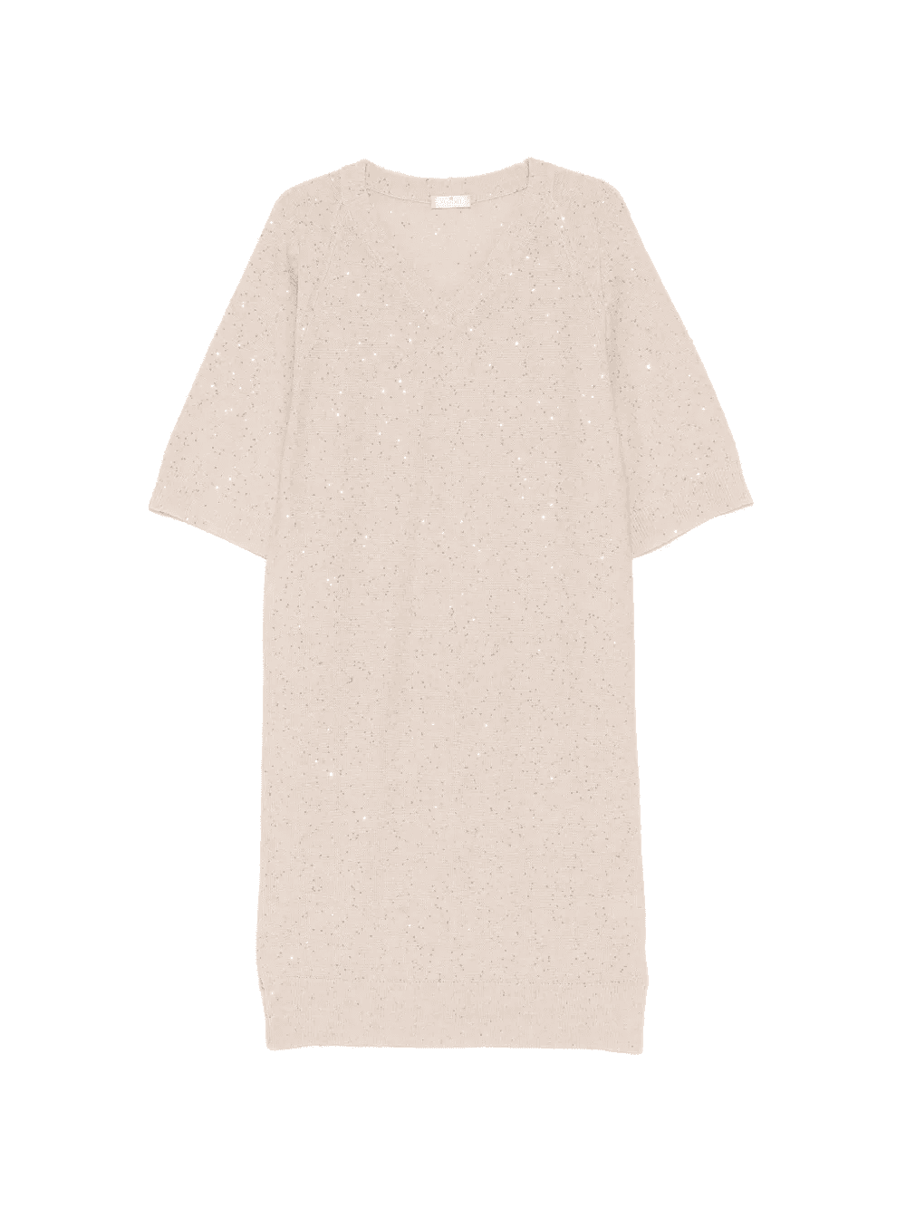 sequin V-neck midi dress - Image 1