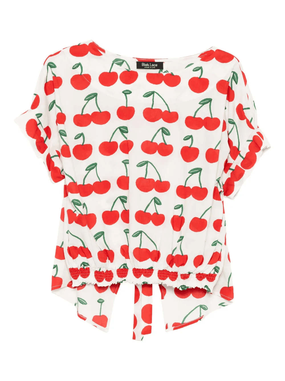 cherry-print blouse - Image 1