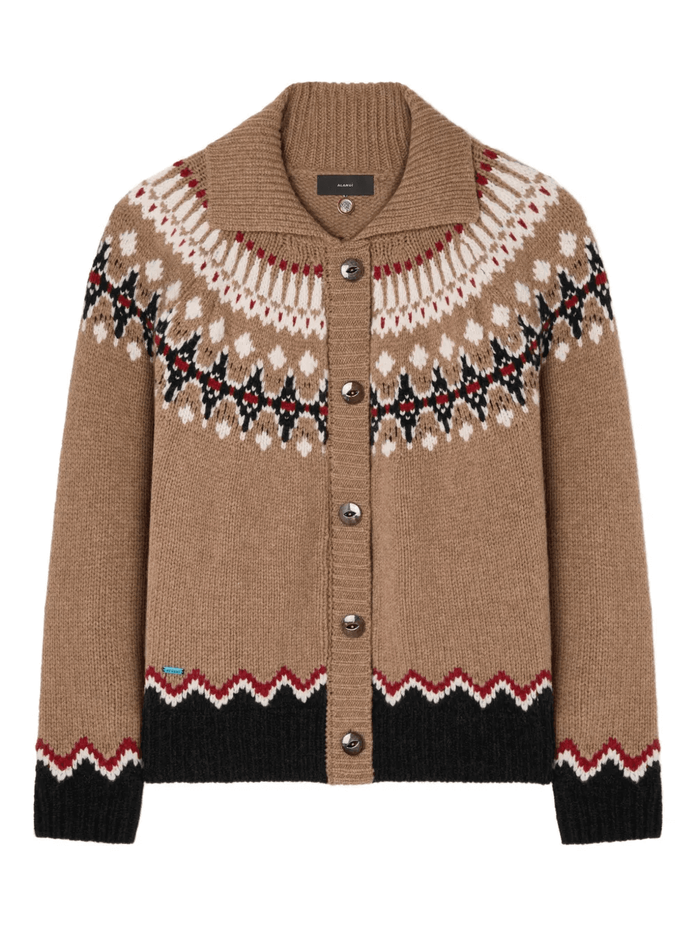 Sweet Winter fair-isle wool cardigan - Image 1
