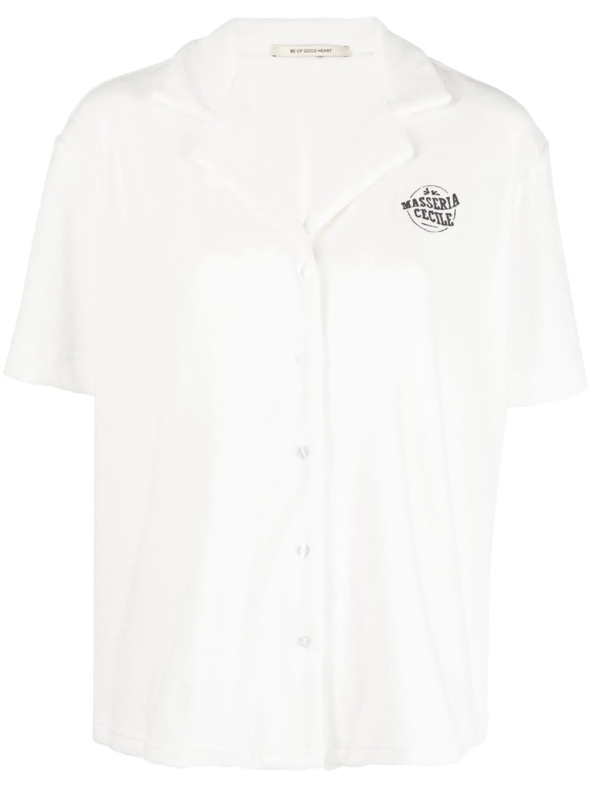 embroidered-logo short-sleeve shirt - Image 1