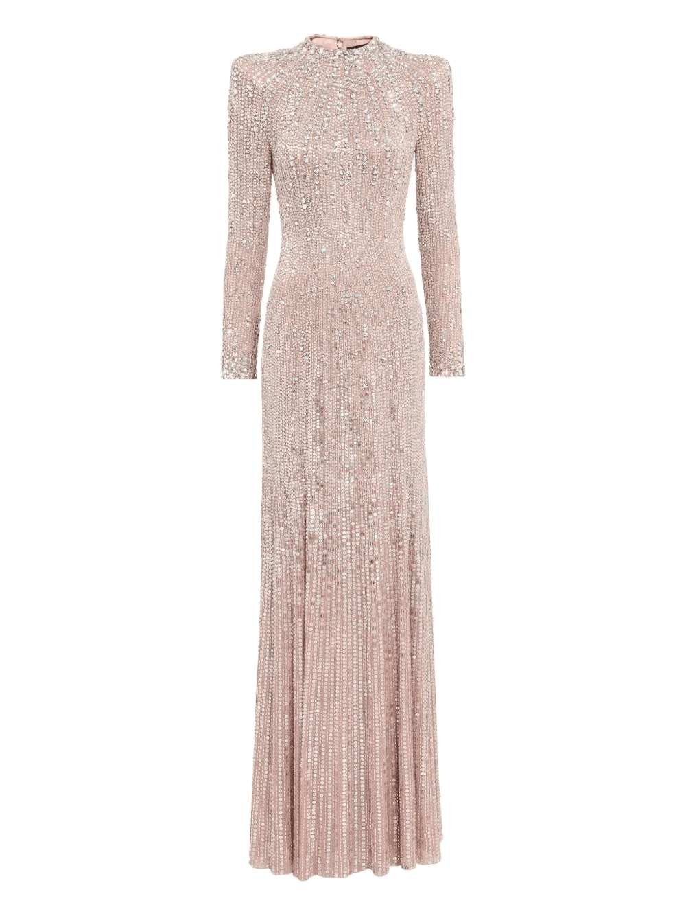 Rory embellished mock-neck maxi dress - Image 1