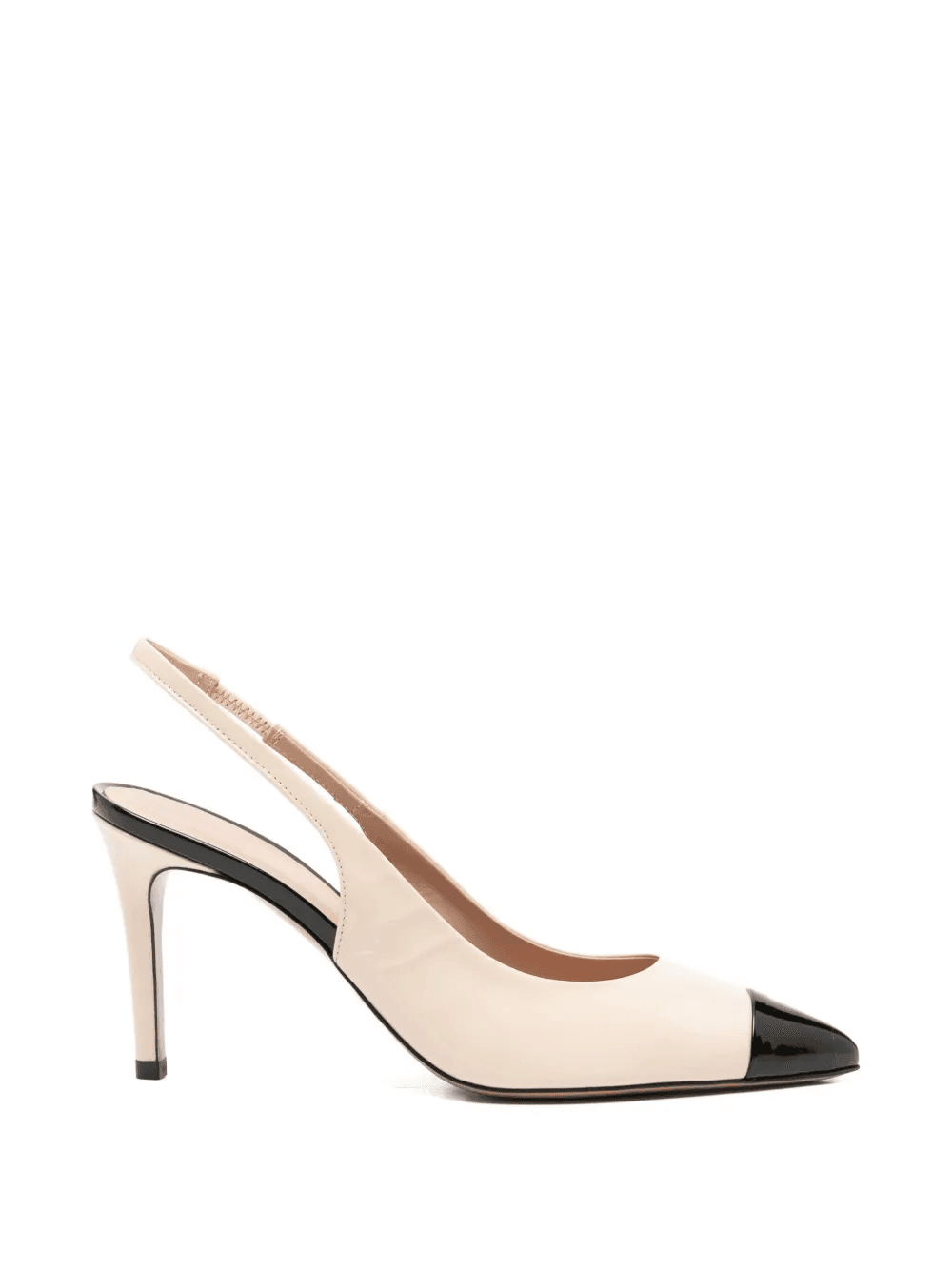 contrast-cap-toe slingback sandals - Image 1